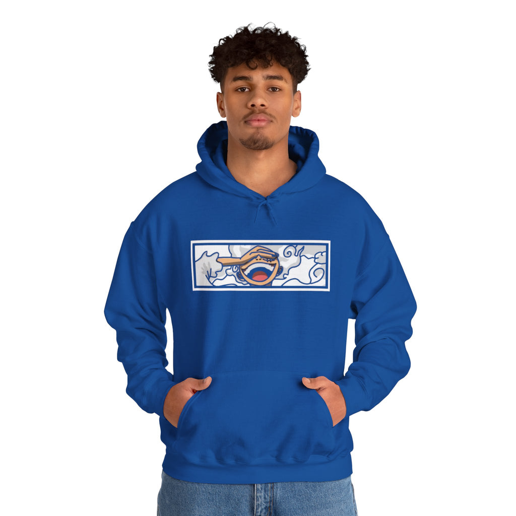 Laughing Mouth Graphic Hoodie — Anime Smile Streetwear Hoodie