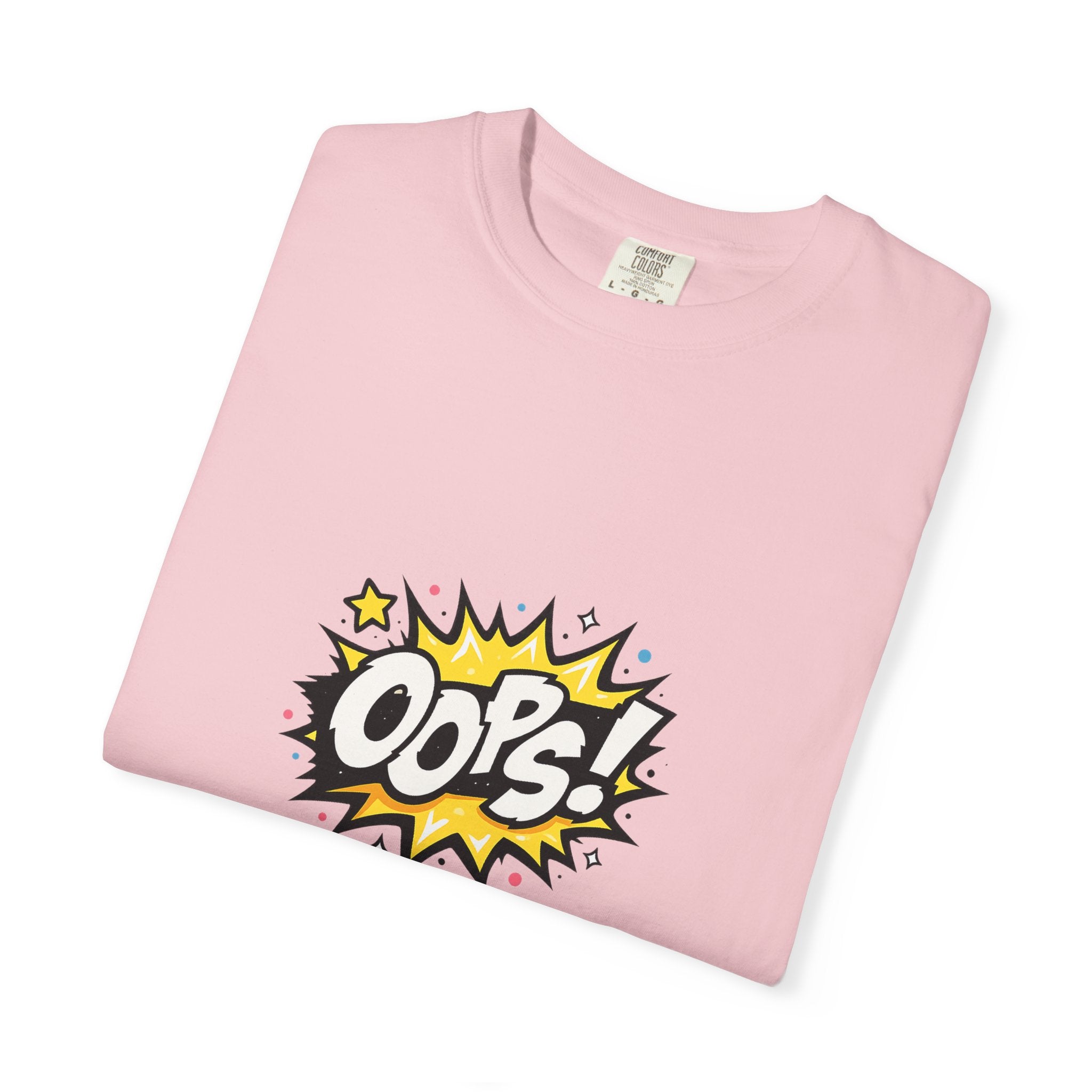 Oops! Comic Graphic T-Shirt — Retro Pop Art Tee