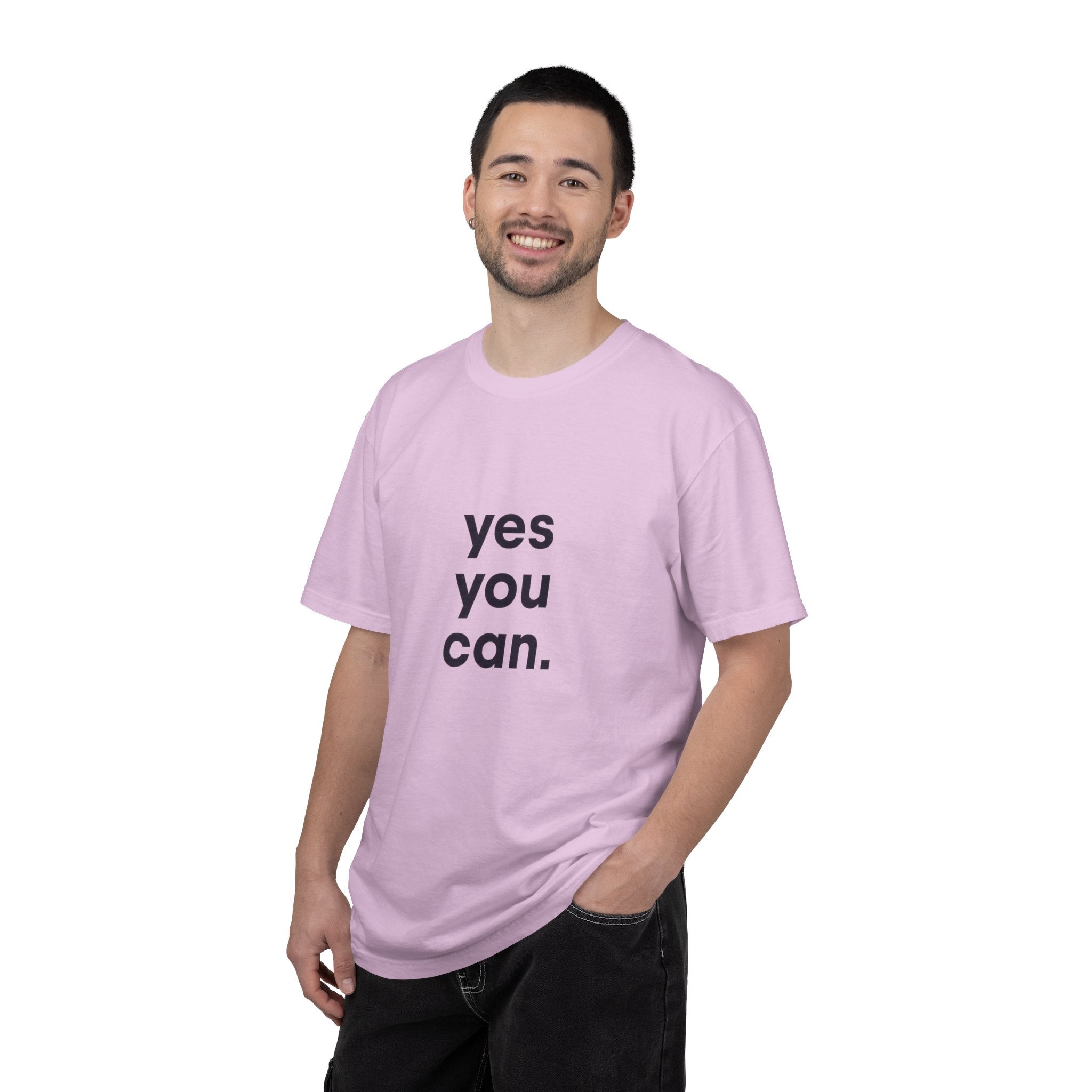 Yes You Can T-Shirt — Minimal Motivational Tee
