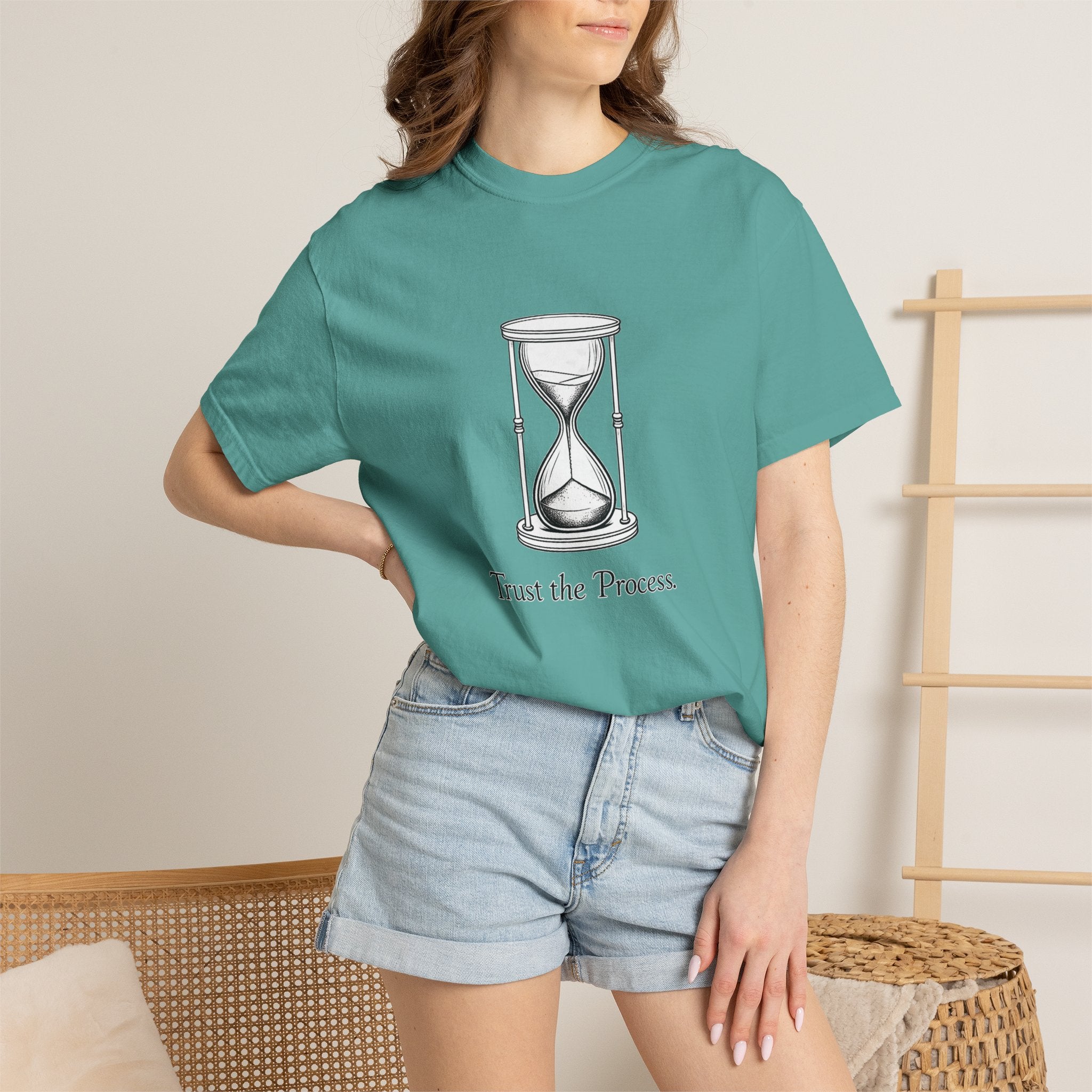 Trust the Process T-Shirt — Hourglass Graphic Inspirational Tee
