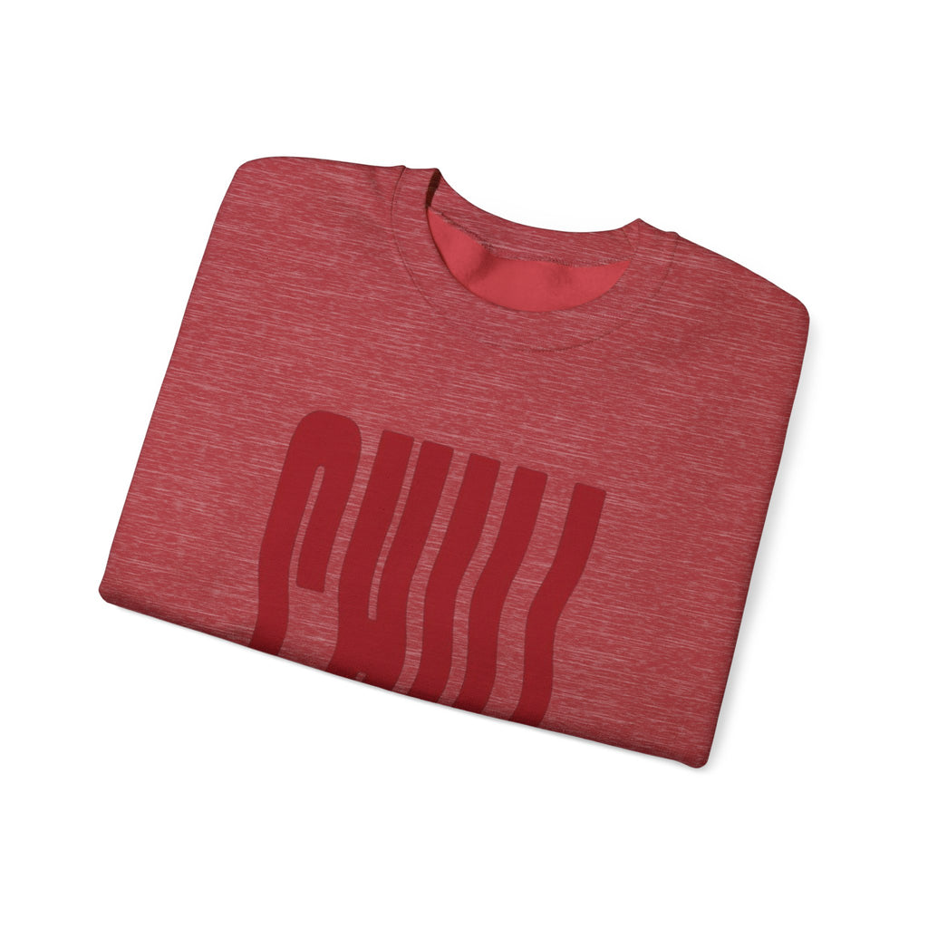 Chill Distorted Text Crewneck Sweatshirt
