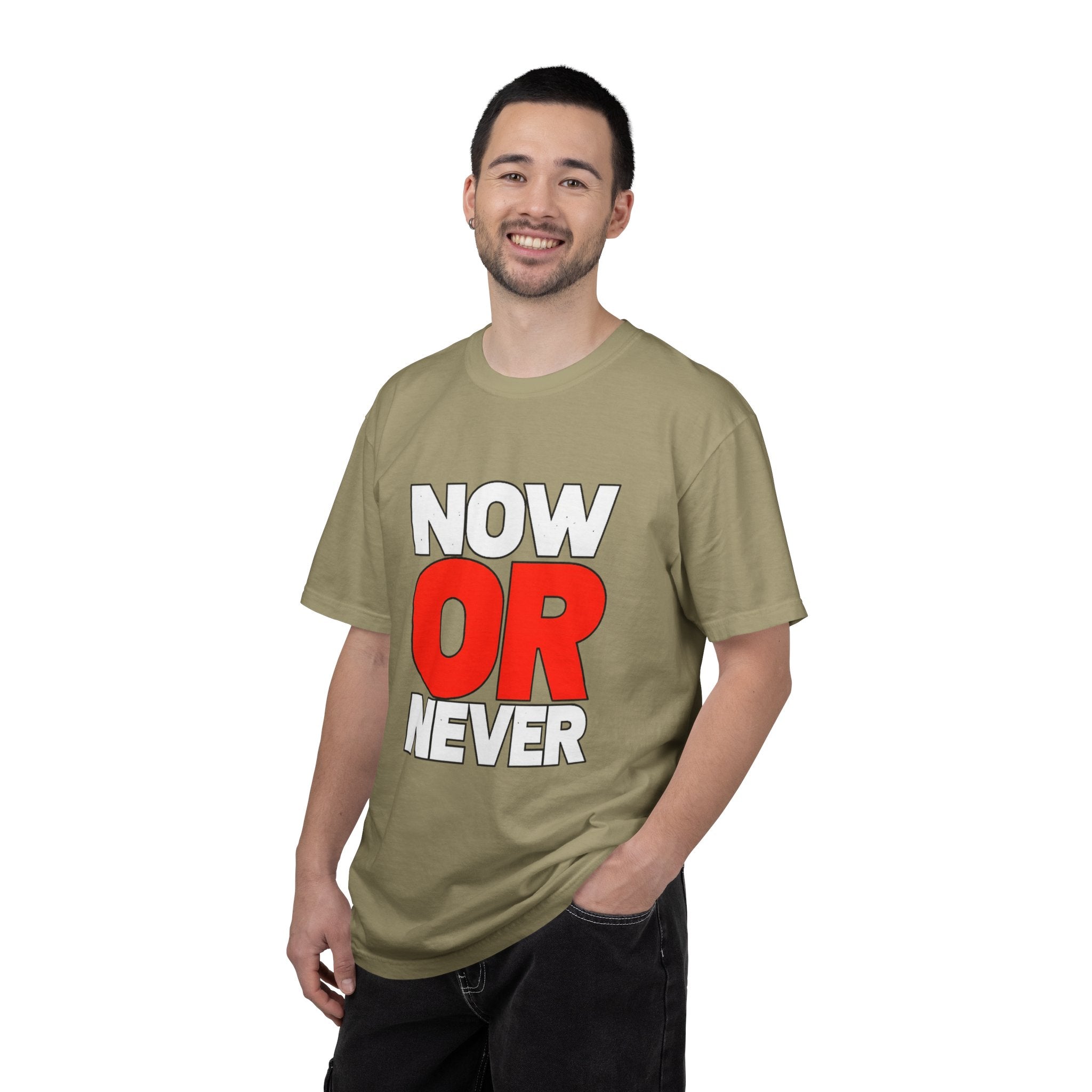 Now Or Never T-Shirt — Motivational Graphic Tee