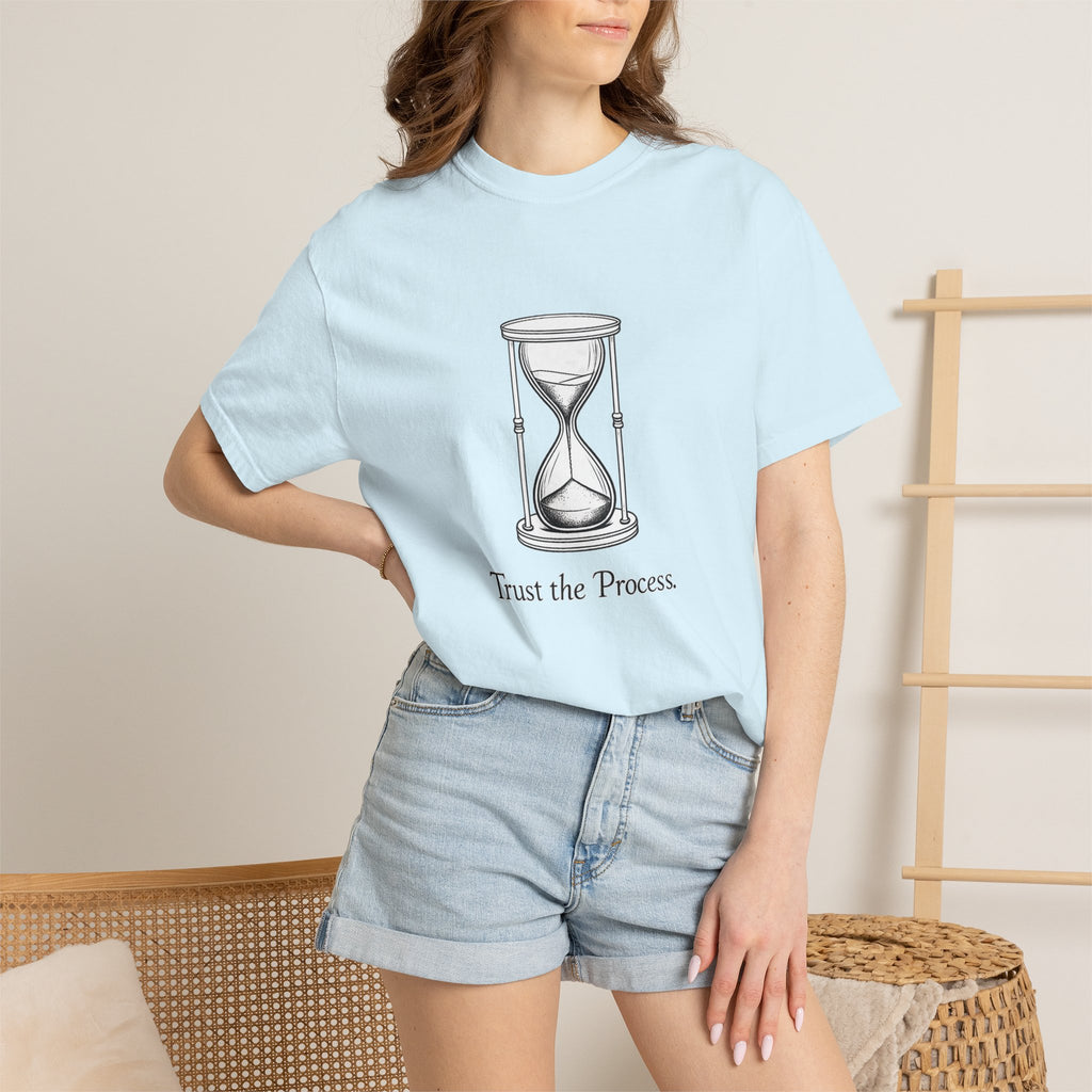 Trust the Process T-Shirt — Hourglass Graphic Inspirational Tee