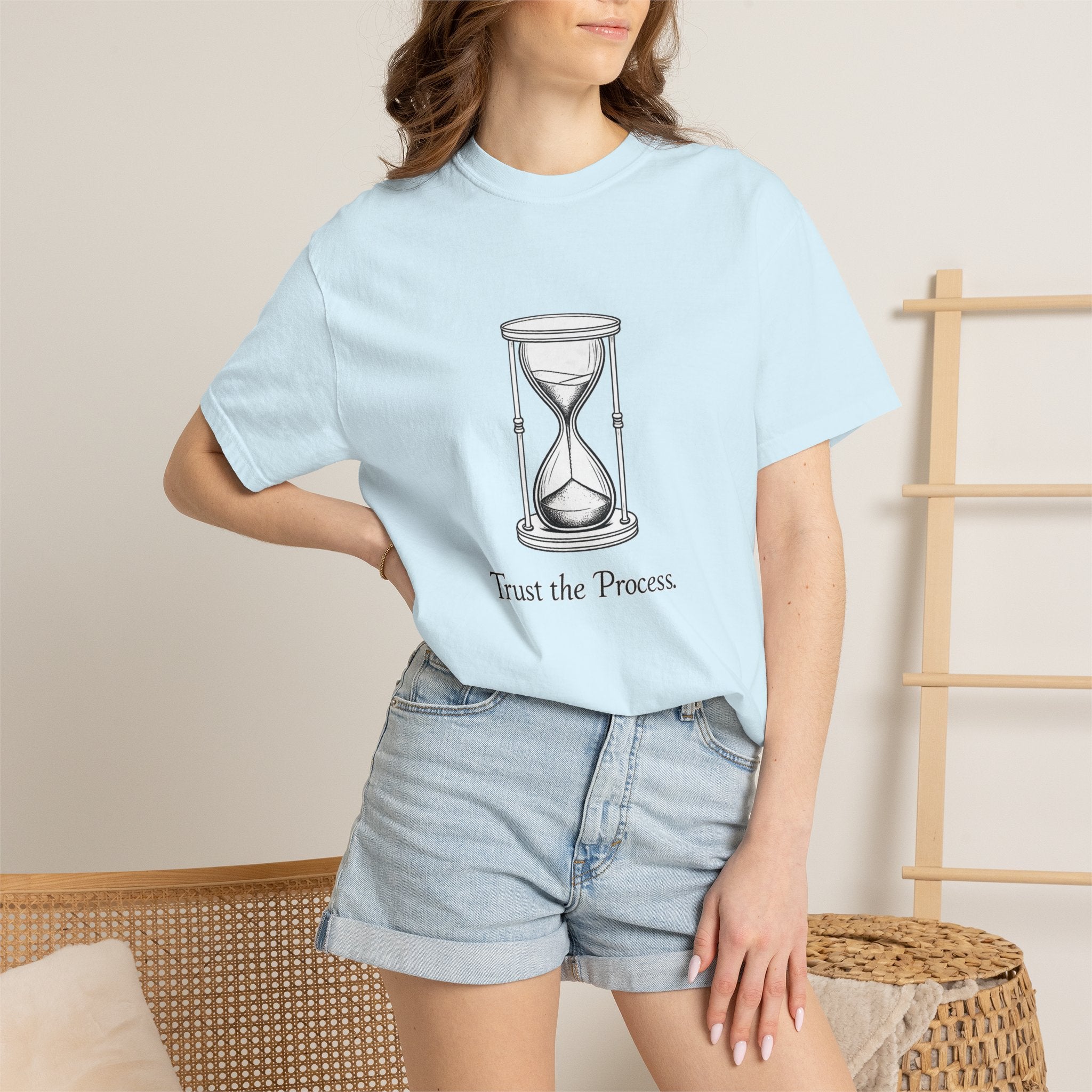 Trust the Process T-Shirt — Hourglass Graphic Inspirational Tee