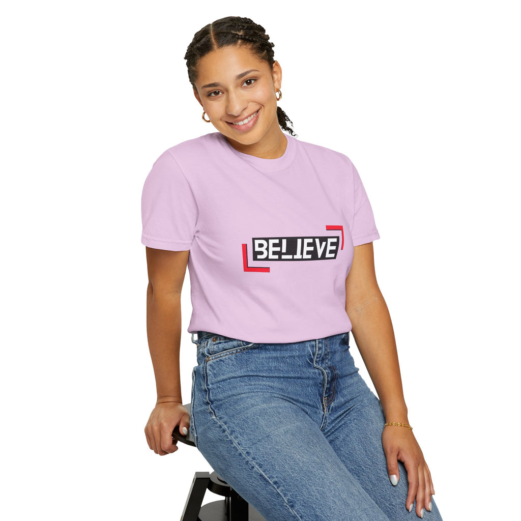 Believe Graphic T-Shirt — Bold Motivational Tee