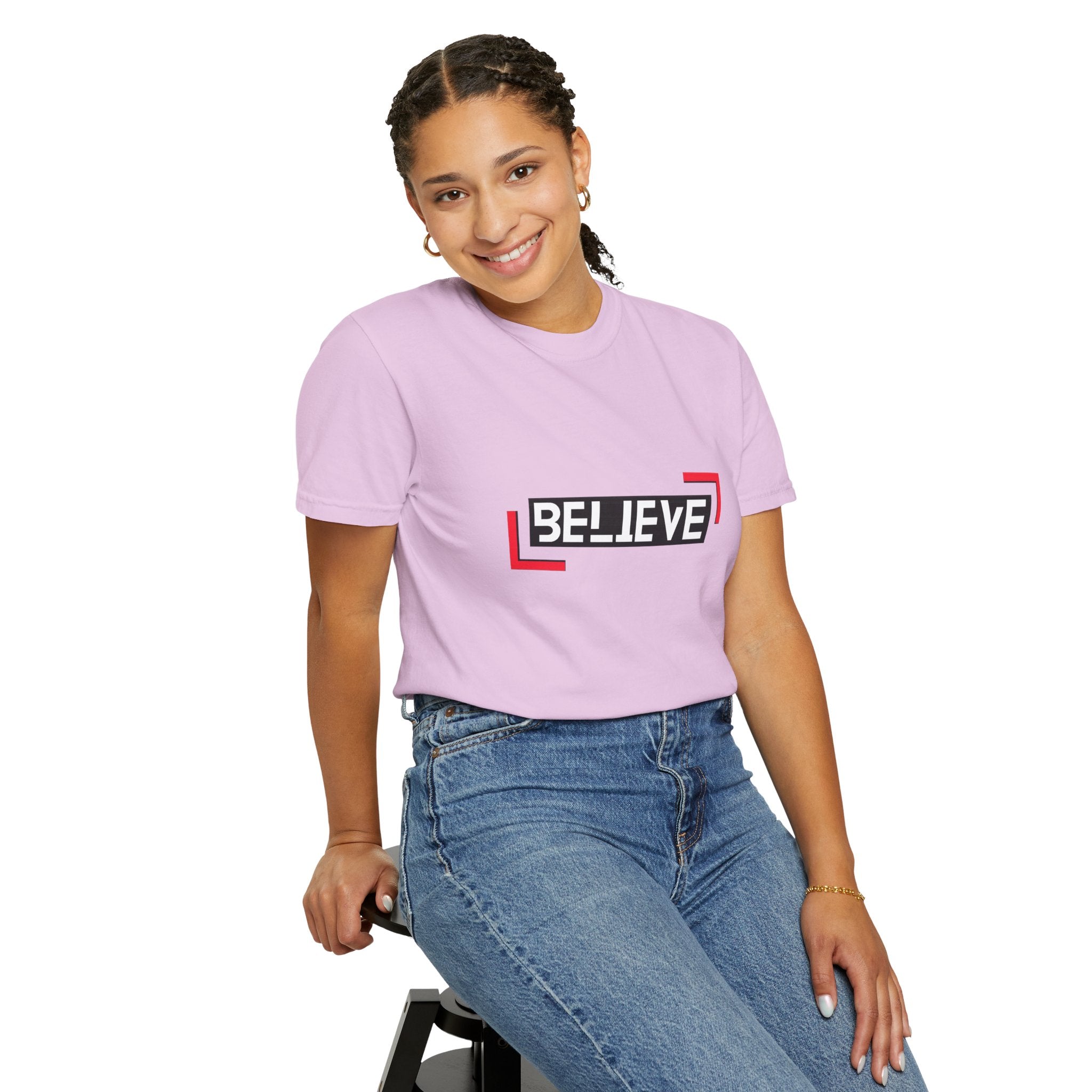 Believe Graphic T-Shirt — Bold Motivational Tee