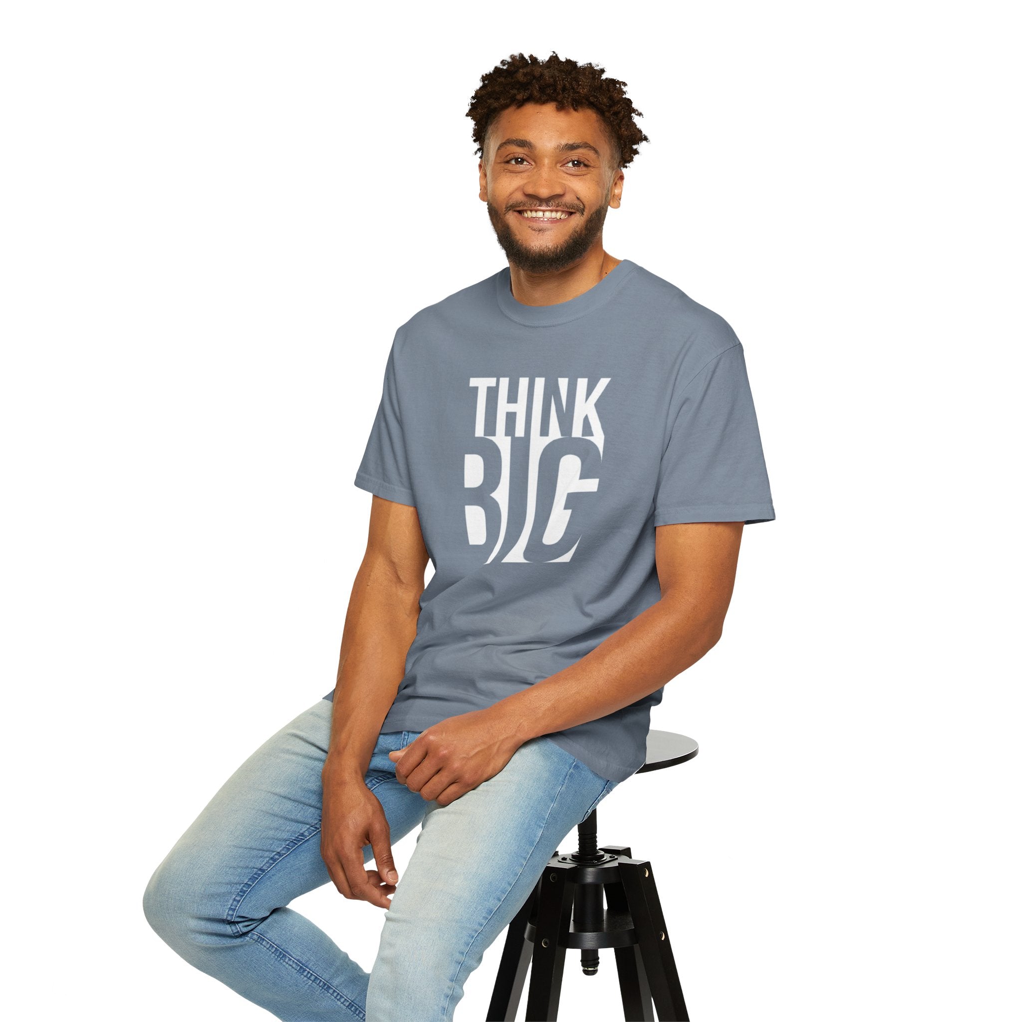 Think Big Graphic T-Shirt — Motivational Typography Tee