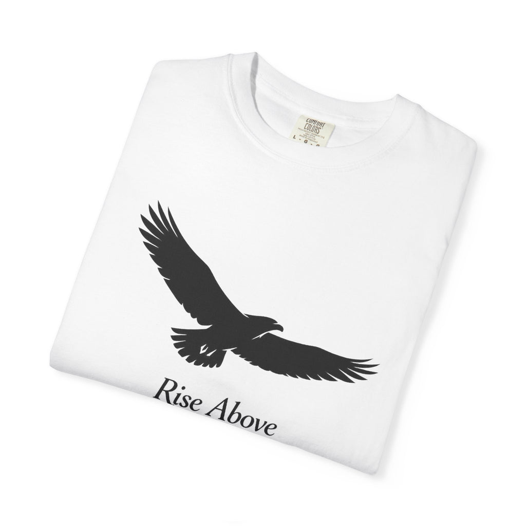 Rise Above Eagle T-Shirt — Inspirational Eagle Graphic Tee