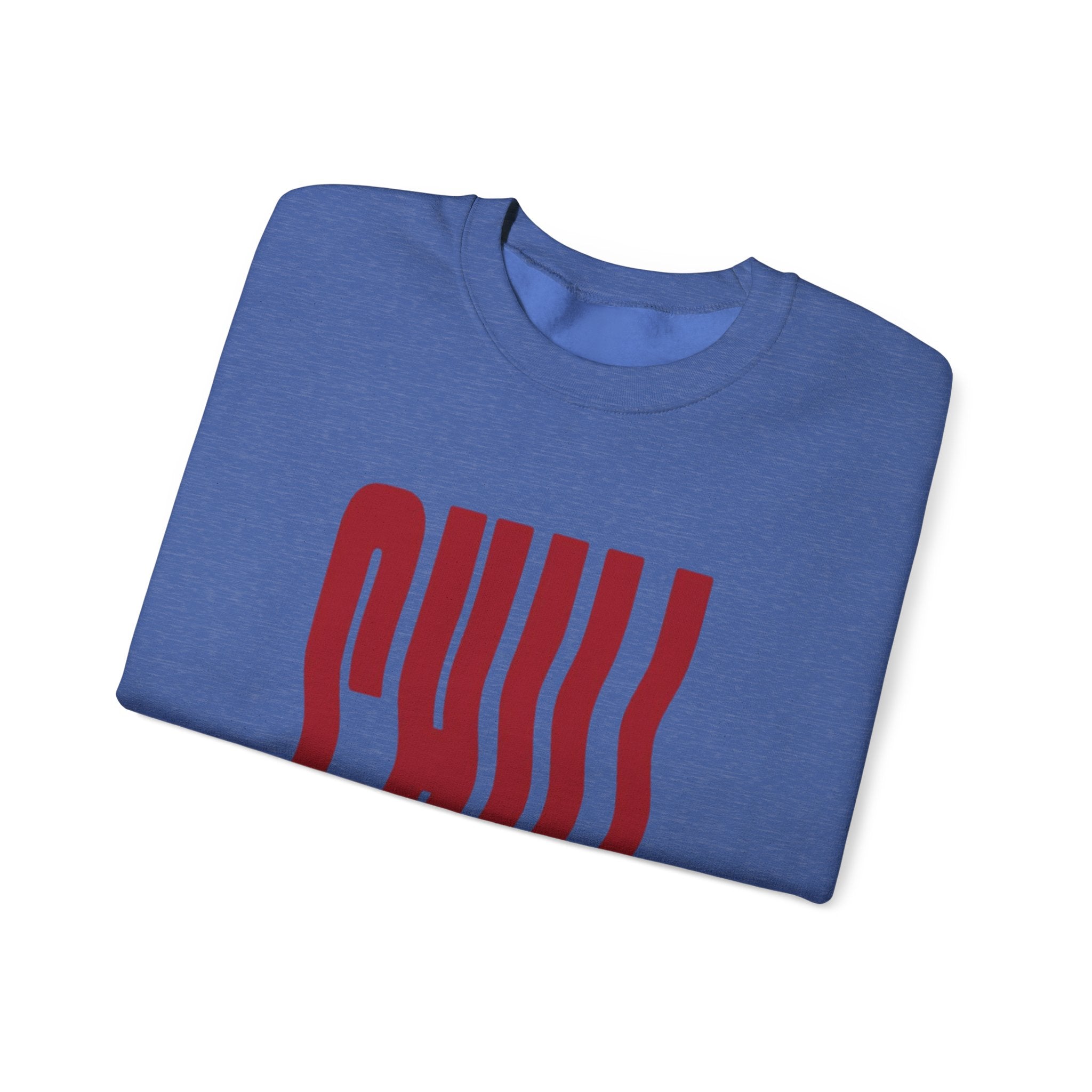 Chill Distorted Text Crewneck Sweatshirt