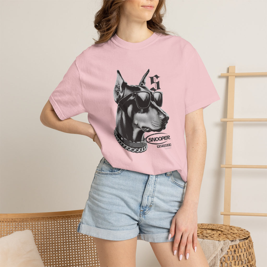 Doberman Sunglasses Graphic T-Shirt — "Snooper" Streetwear Tee