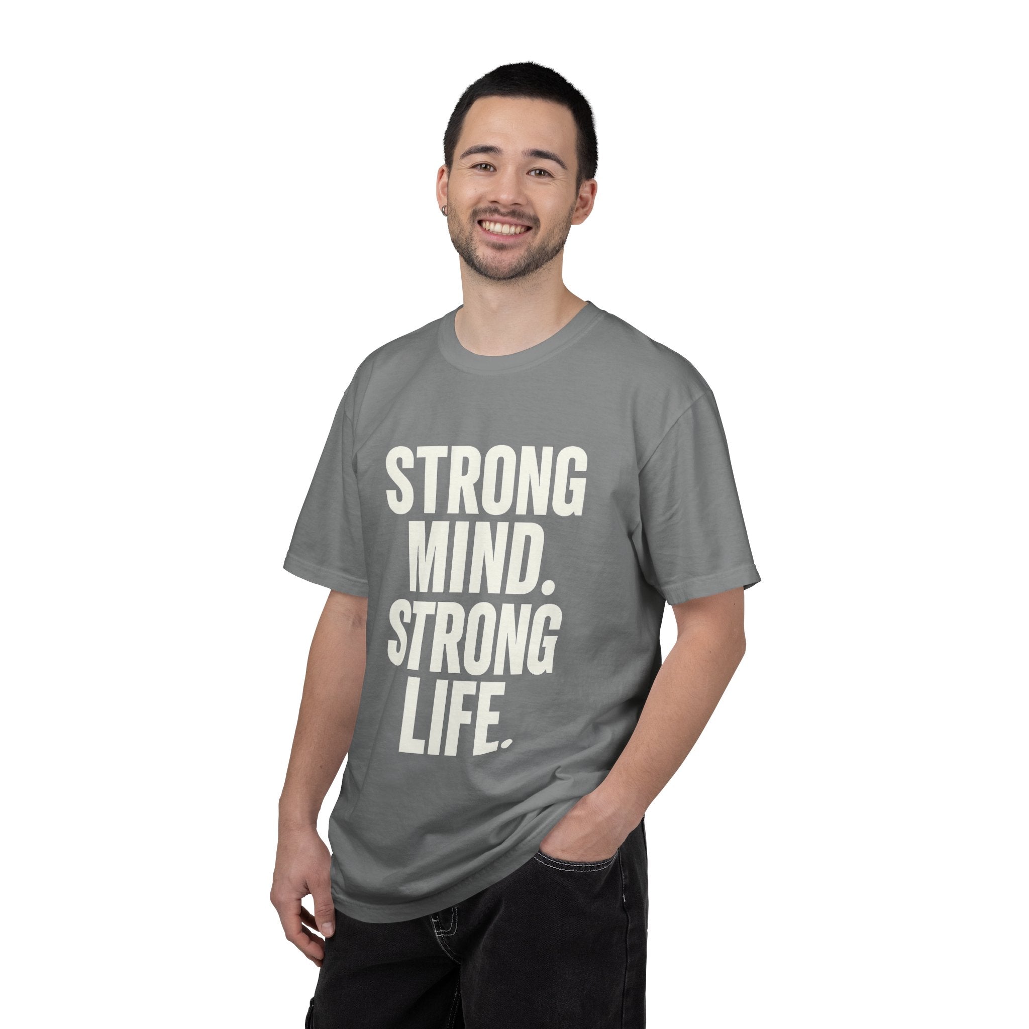 Strong Mind Strong Life Tee — Motivational Graphic T-Shirt