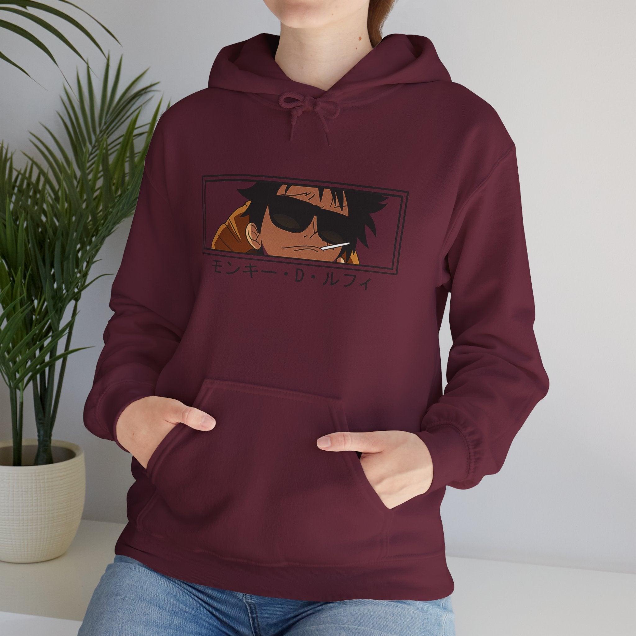 Anime Sunglasses Hoodie — モンキー・D・ルフィ Trackable Goggles Design