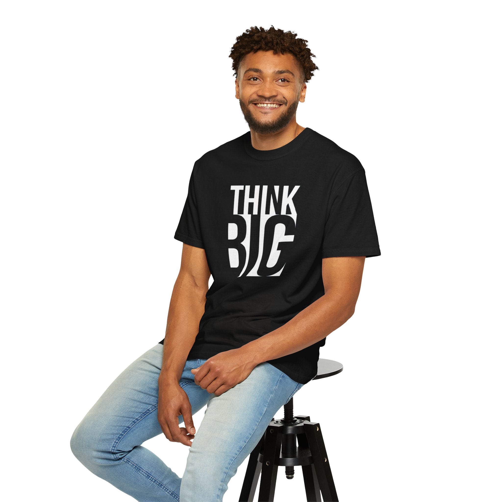 Think Big Graphic T-Shirt — Motivational Typography Tee