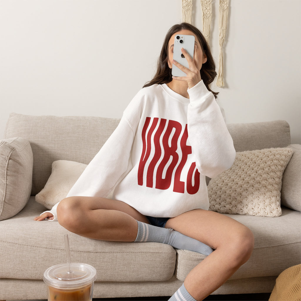 Vibes Distorted Crewneck Sweatshirt