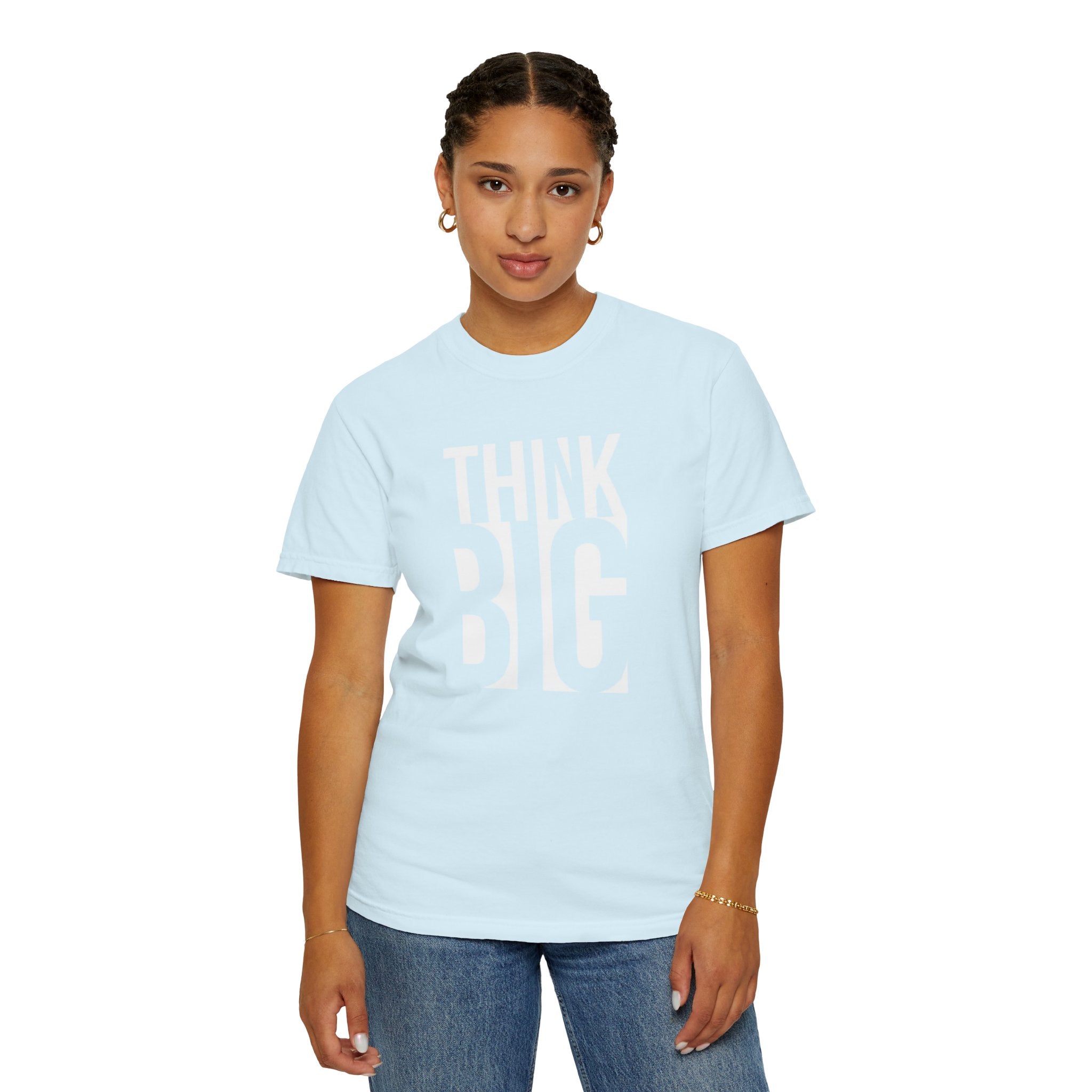 Think Big Graphic T-Shirt — Motivational Typography Tee