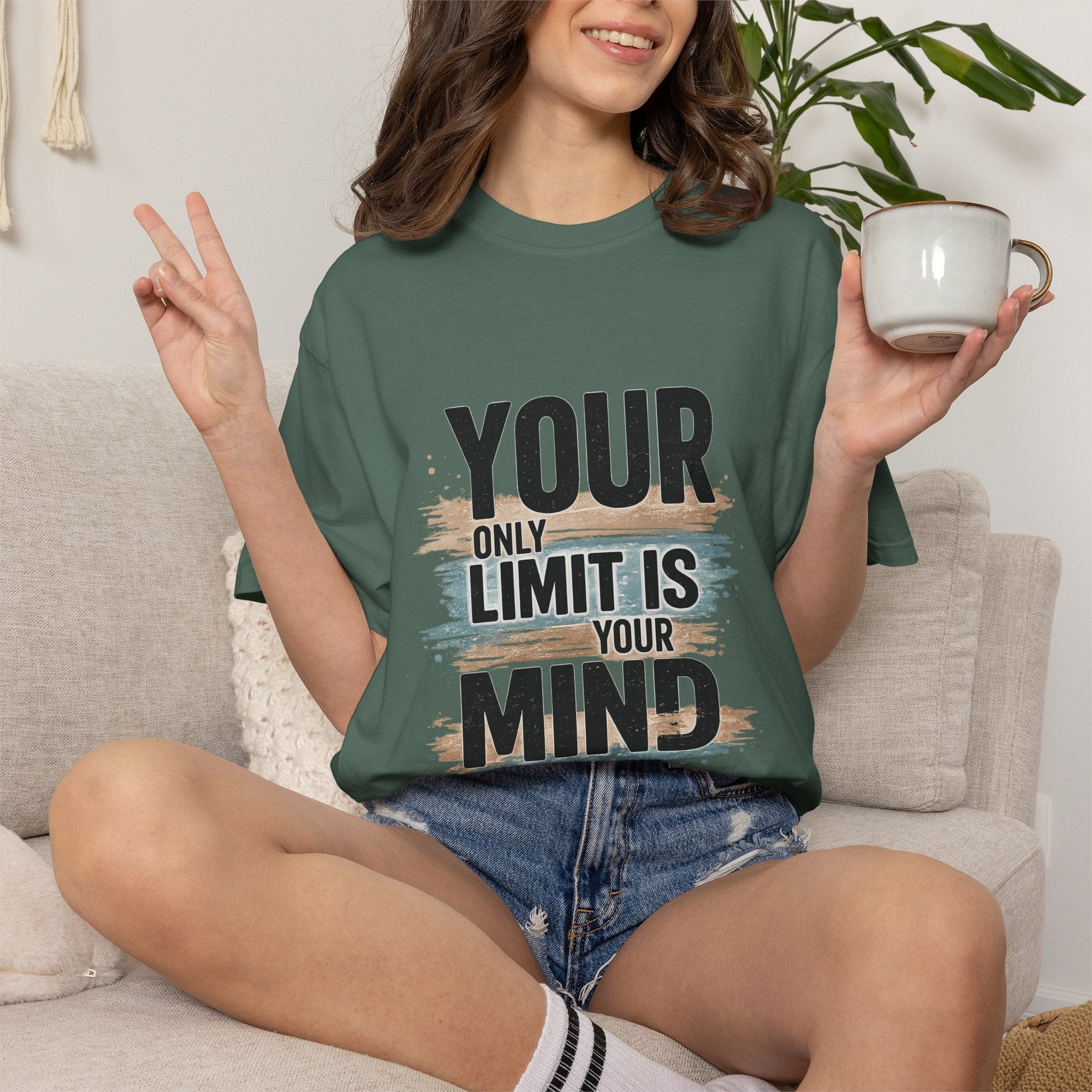 Inspirational Graphic T-Shirt — "Your Only Limit Is Your Mind" Motivational Tee