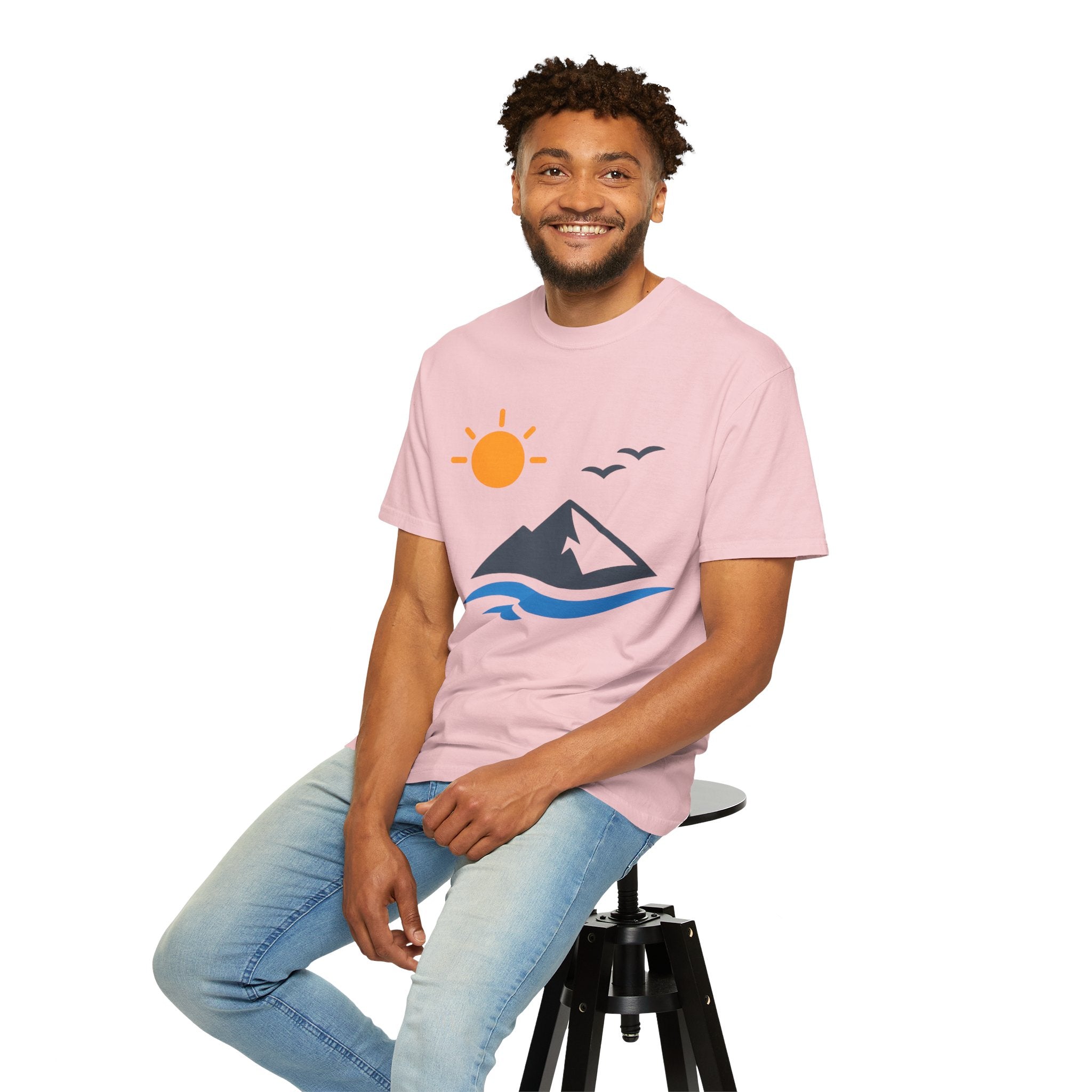 Mountain Sunrise T-Shirt — Scenic Outdoor Graphic Tee