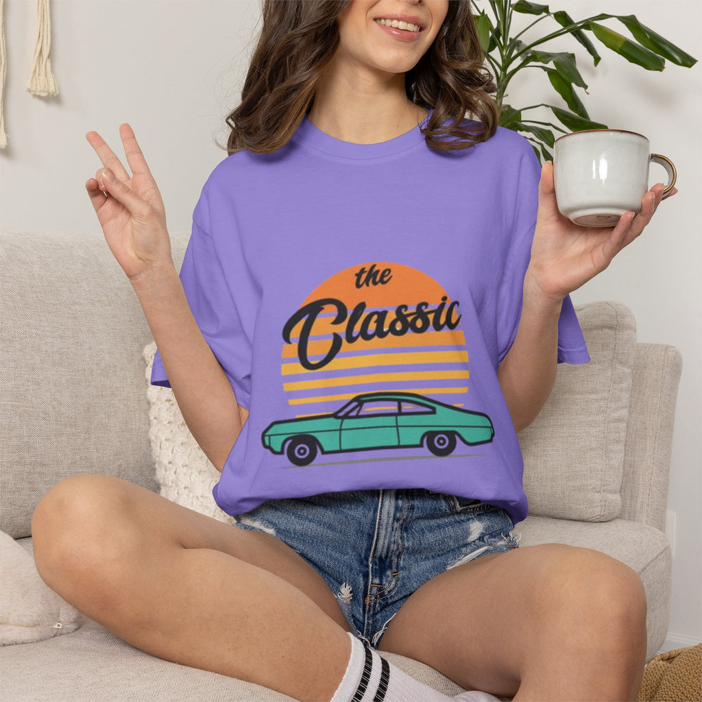 Classic Car Tee — 'The Classic' Vintage Sunset Retro T-Shirt