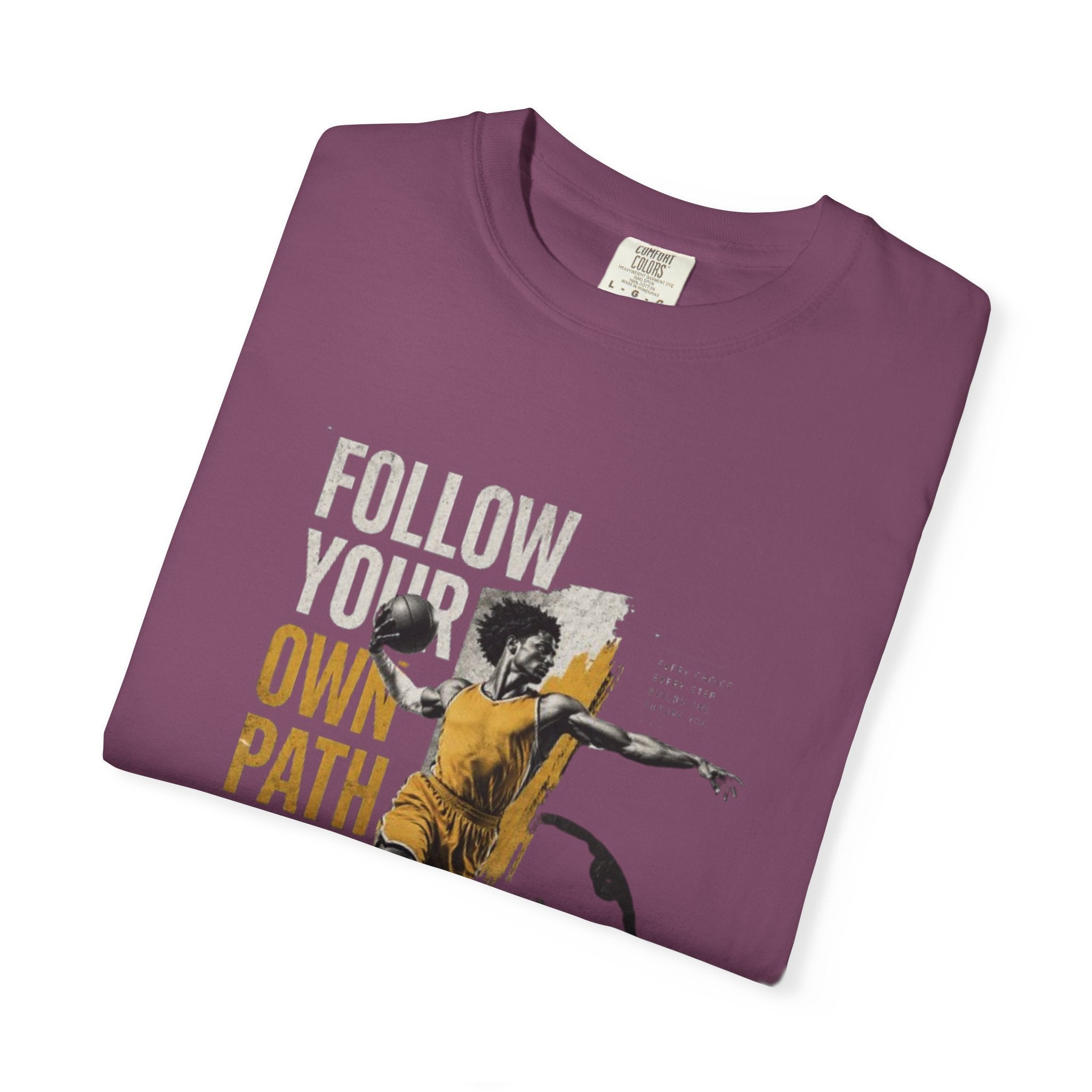 Follow Your Own Path T-Shirt — Inspirational Soccer Player Graphic Tee