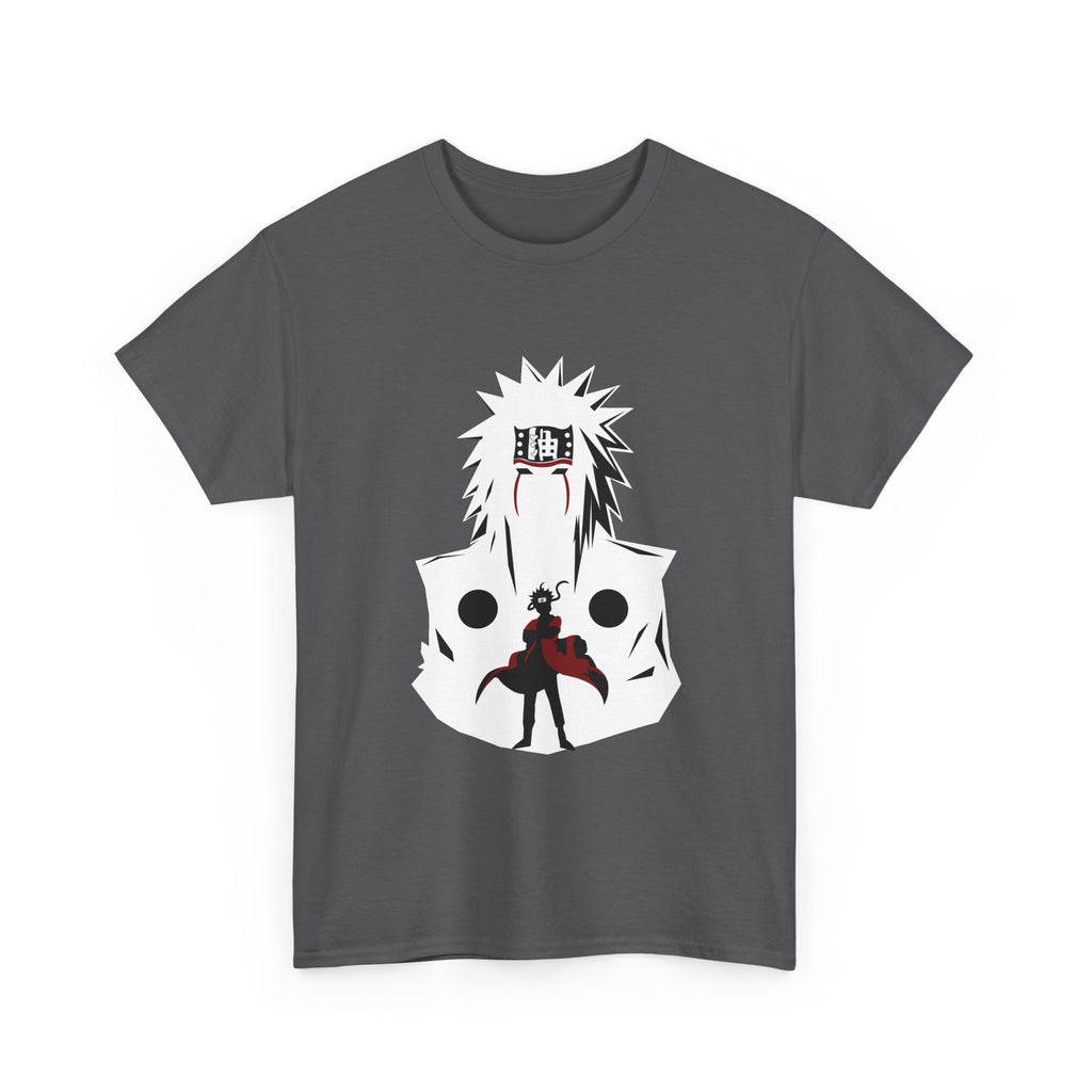 Anime Shadow Warrior T-Shirt — Silhouette Battle Graphic Tee