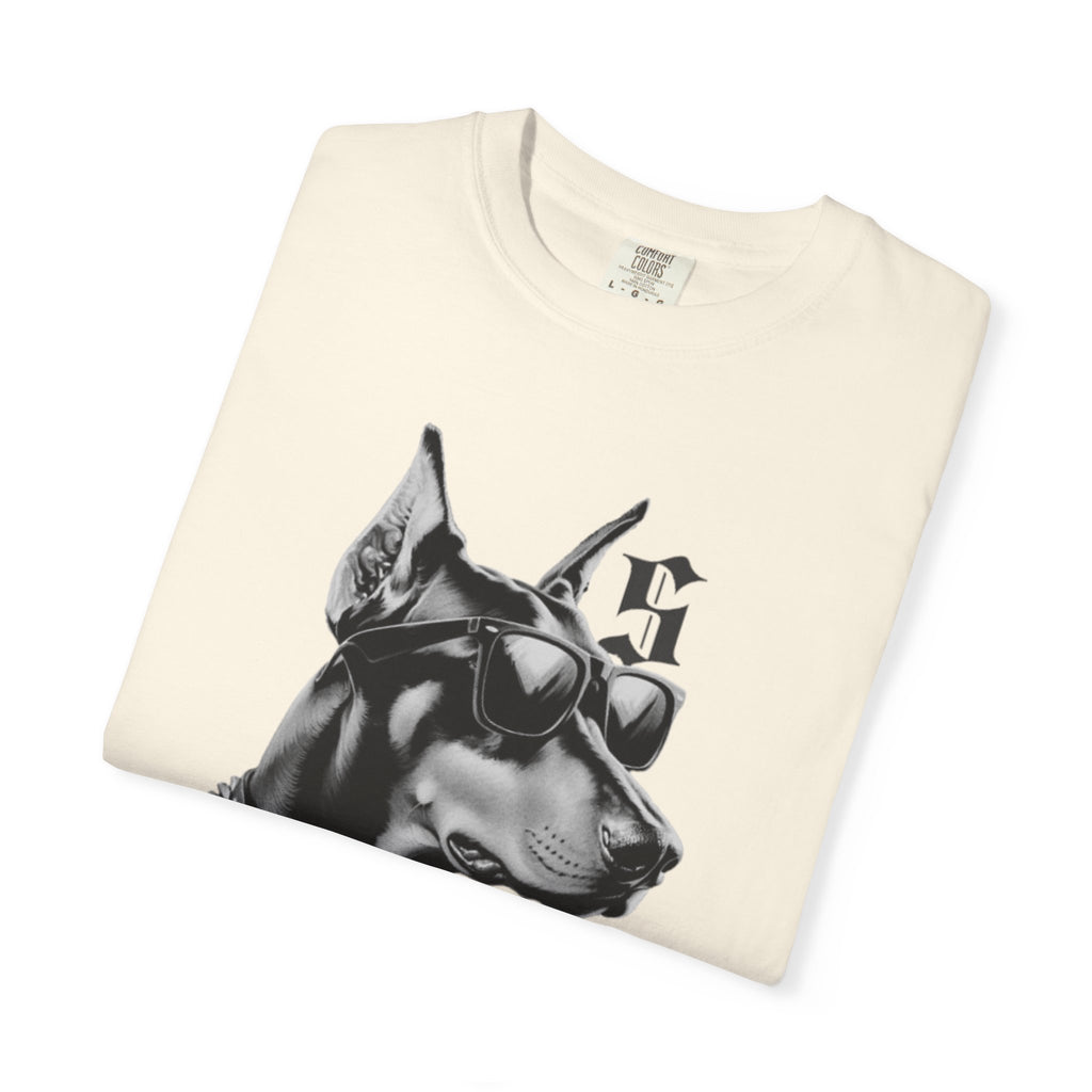 Doberman Sunglasses Graphic T-Shirt — "Snooper" Streetwear Tee