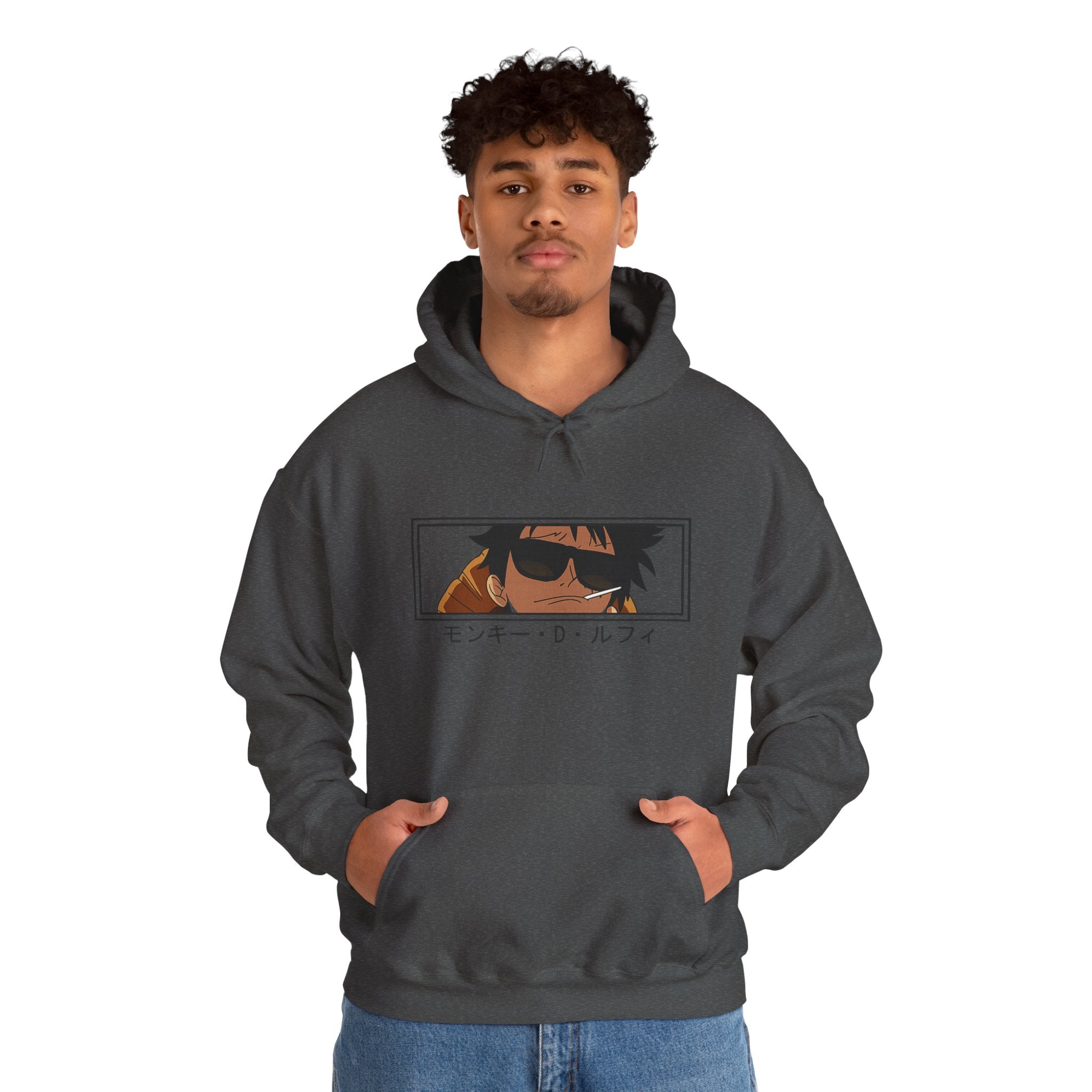 Anime Sunglasses Hoodie — モンキー・D・ルフィ Trackable Goggles Design