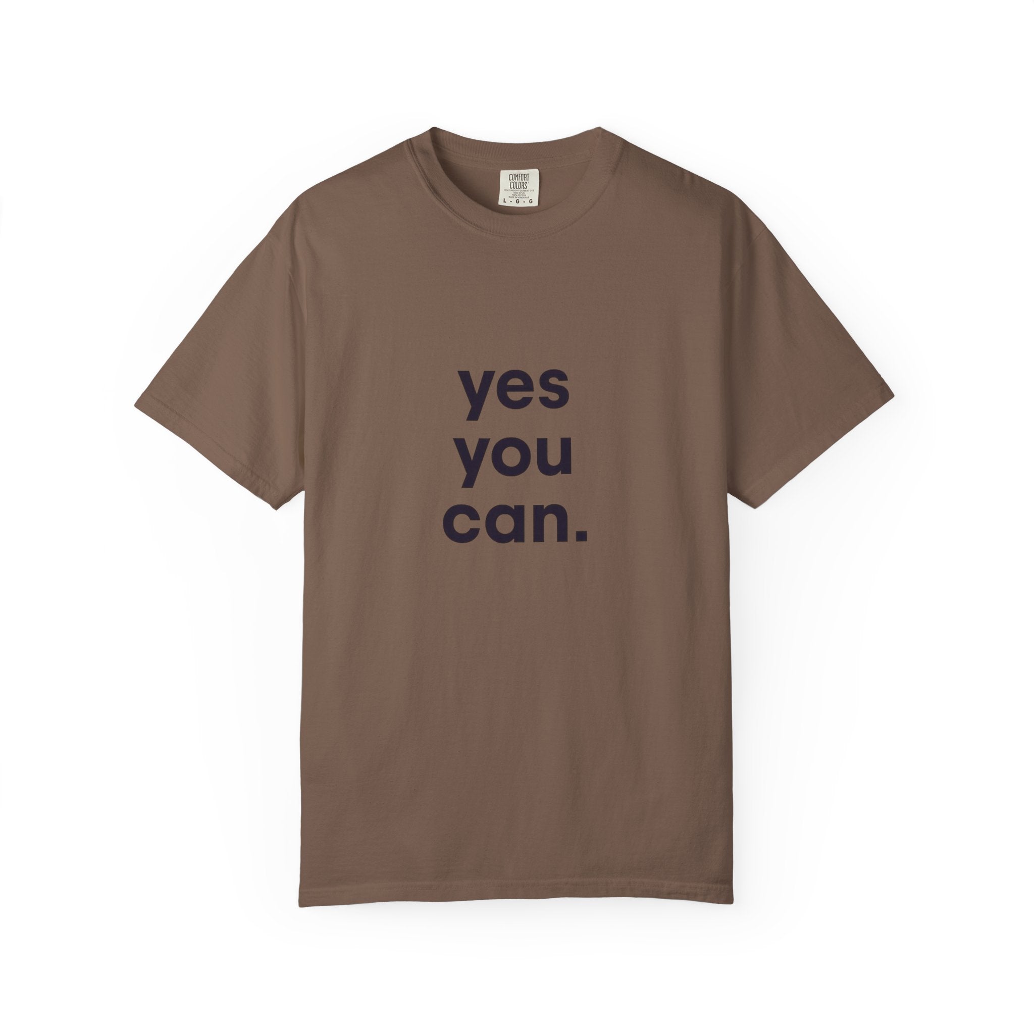 Yes You Can T-Shirt — Minimal Motivational Tee