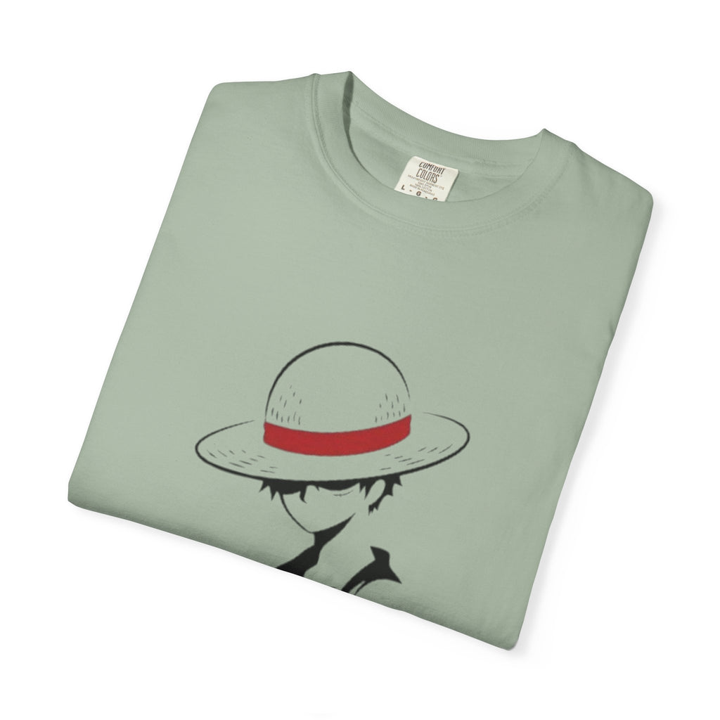 Minimal Straw Hat Silhouette T-Shirt