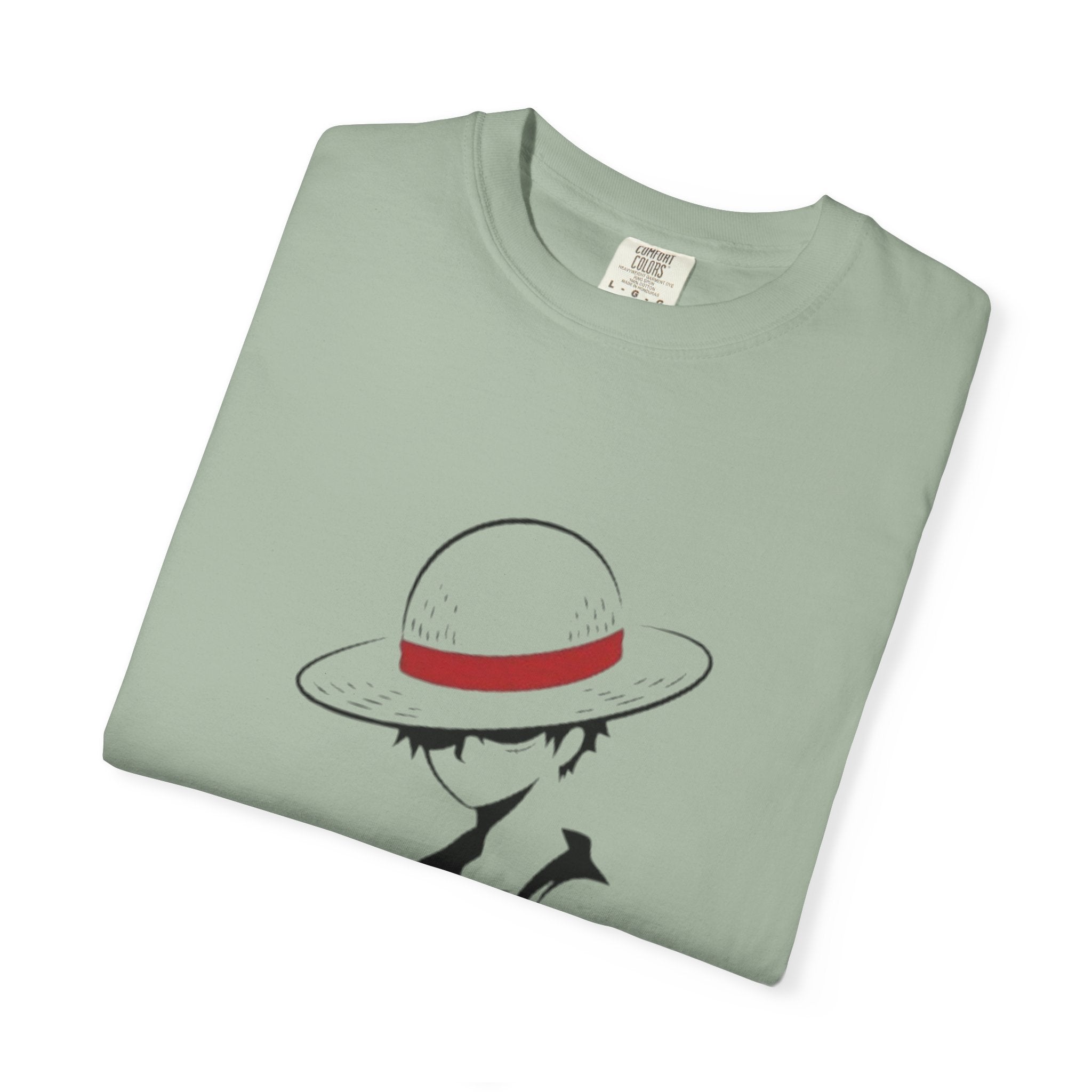 Minimal Straw Hat Silhouette T-Shirt