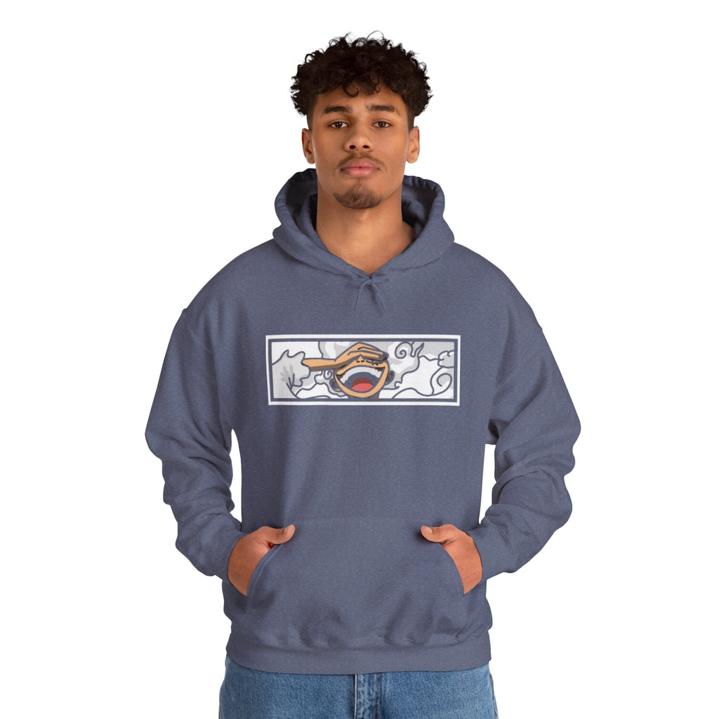 Laughing Mouth Graphic Hoodie — Anime Smile Streetwear Hoodie
