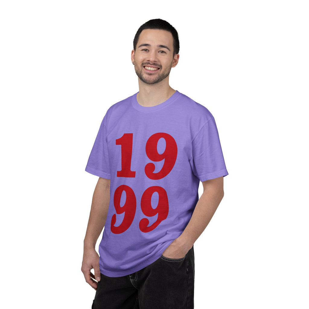 1999 Retro Number T-Shirt — Vintage Birth Year Tee