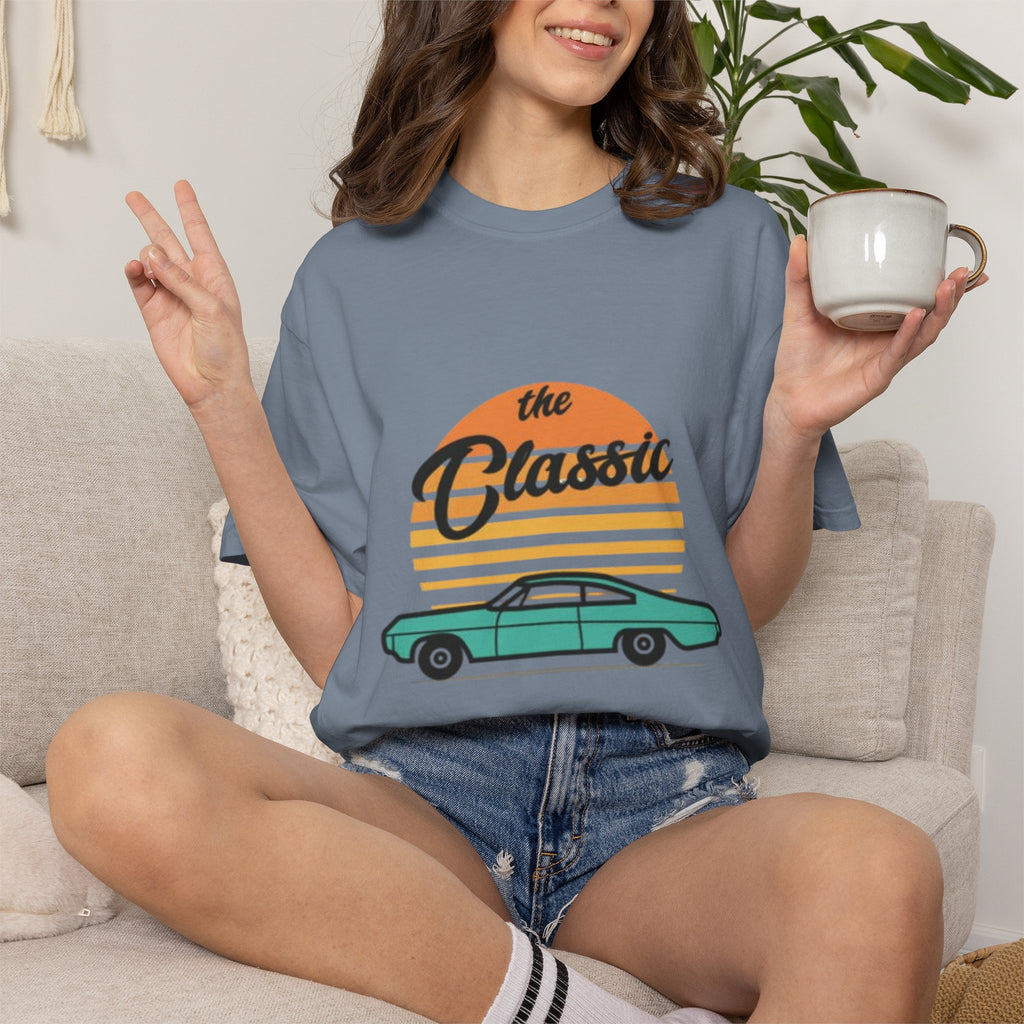Classic Car Tee — 'The Classic' Vintage Sunset Retro T-Shirt