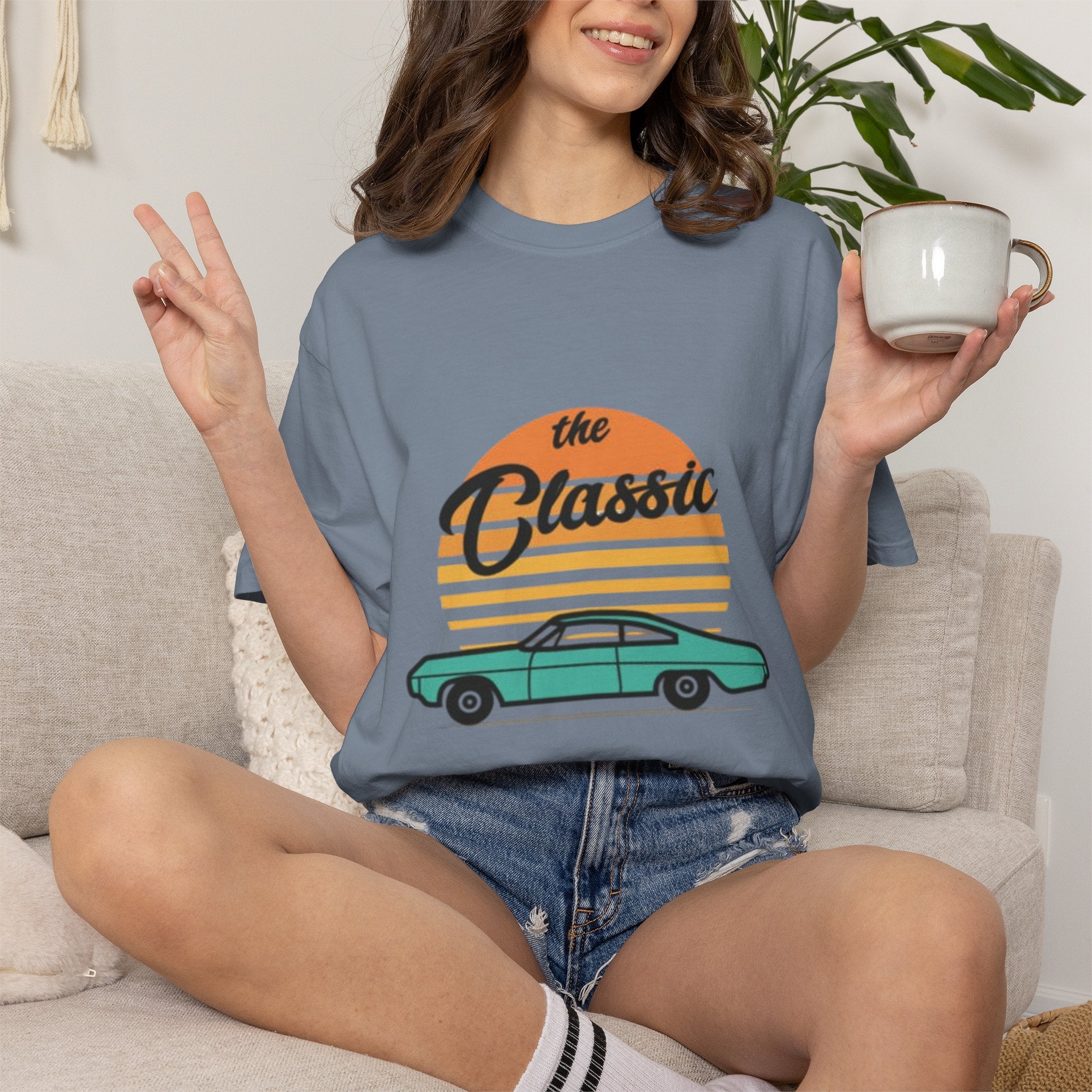 Classic Car Tee — 'The Classic' Vintage Sunset Retro T-Shirt