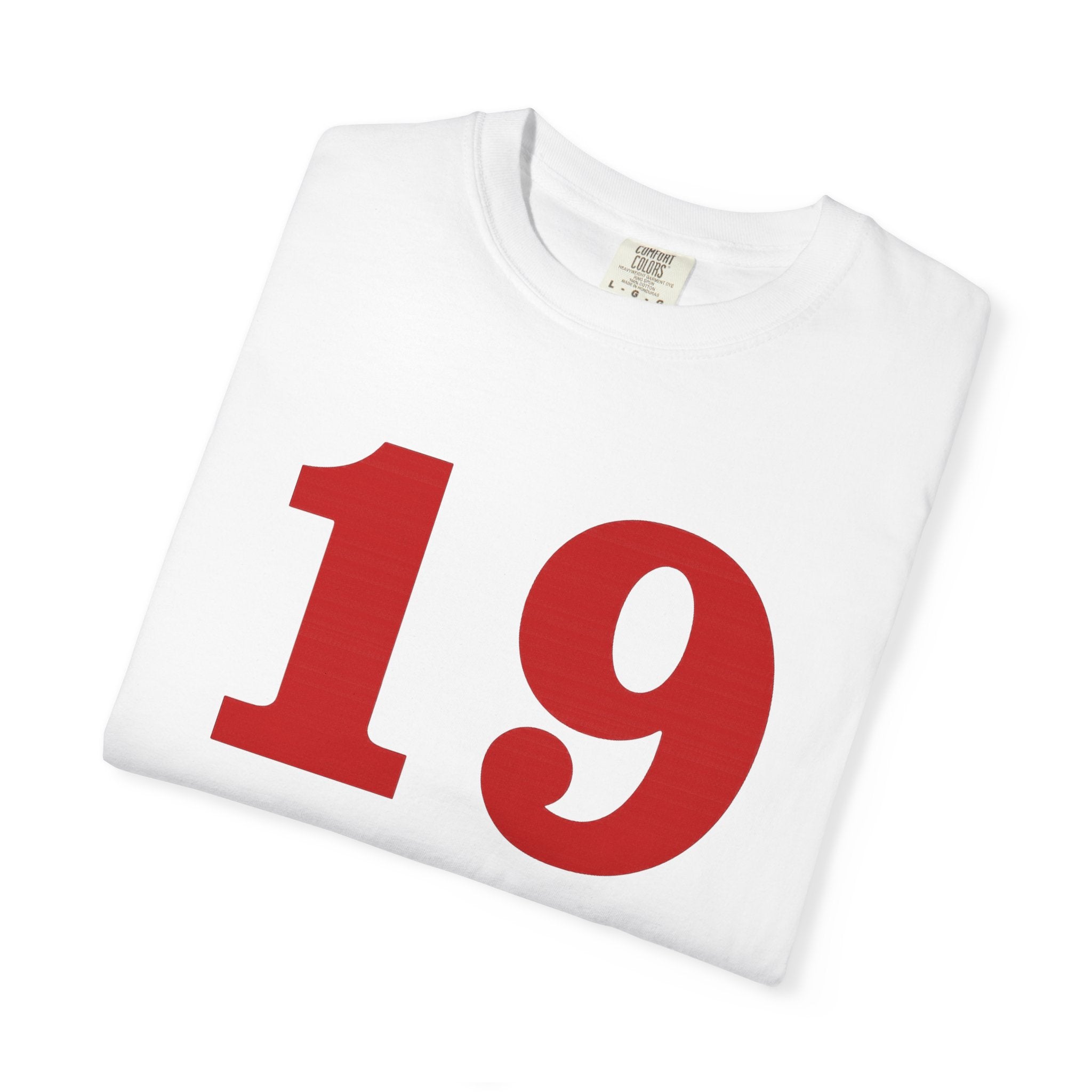 1999 Retro Number T-Shirt — Vintage Birth Year Tee