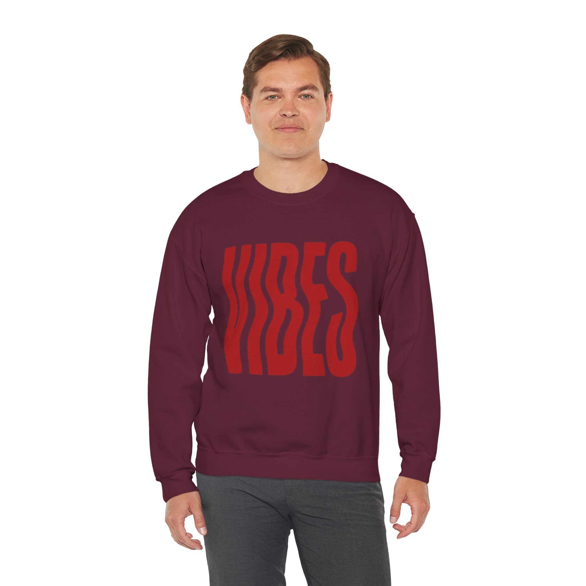 Vibes Distorted Crewneck Sweatshirt