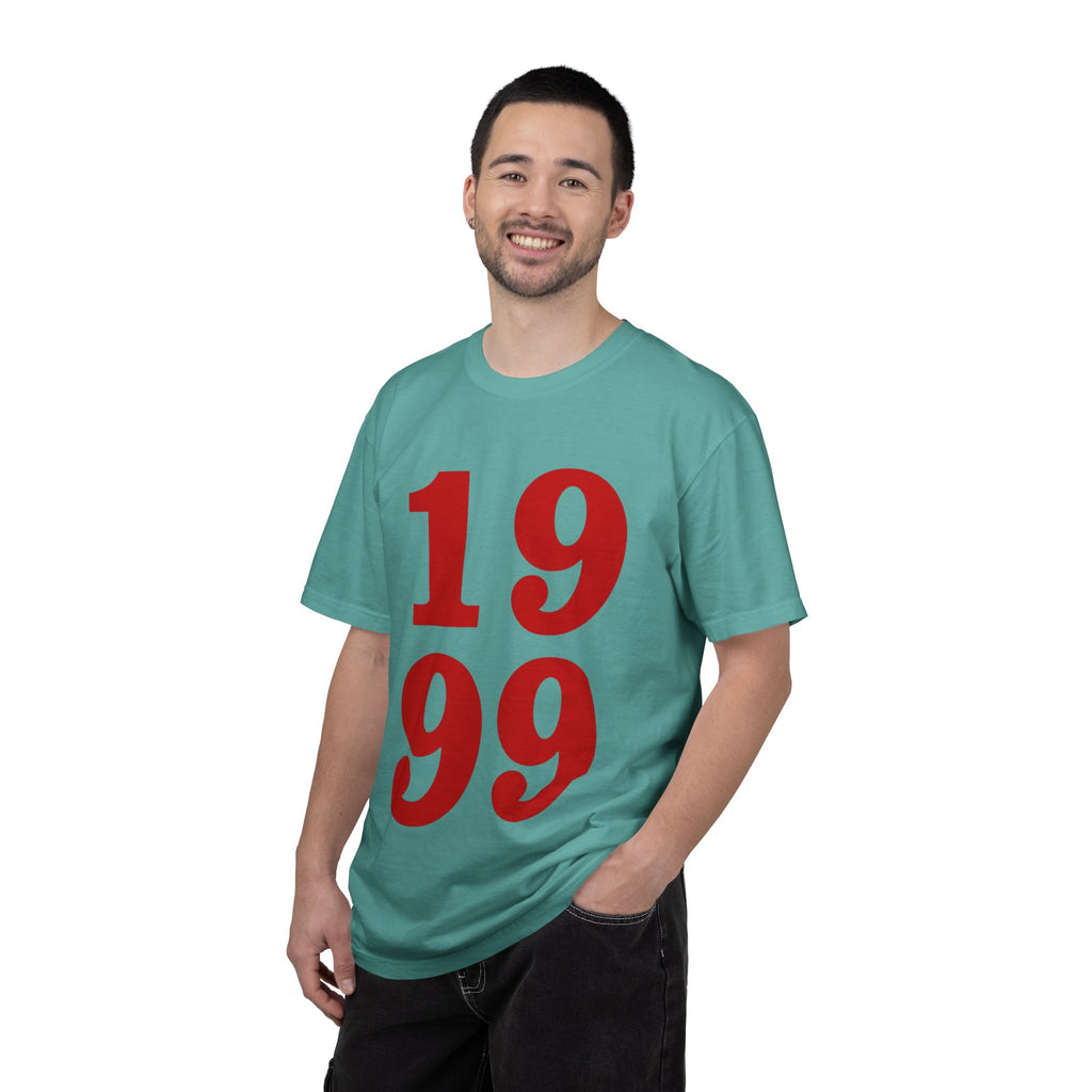 1999 Retro Number T-Shirt — Vintage Birth Year Tee