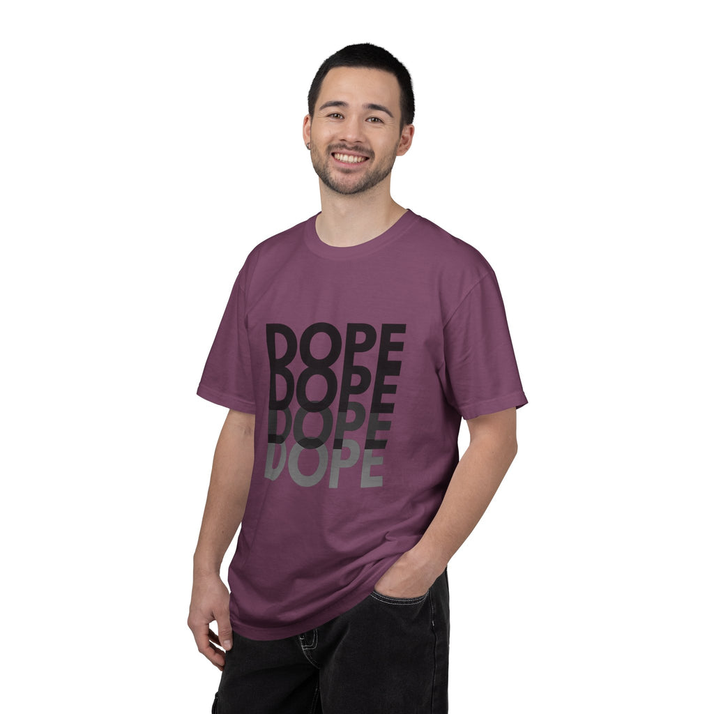 Dope Repeat Graphic T-Shirt — Retro Stacked Typography Tee