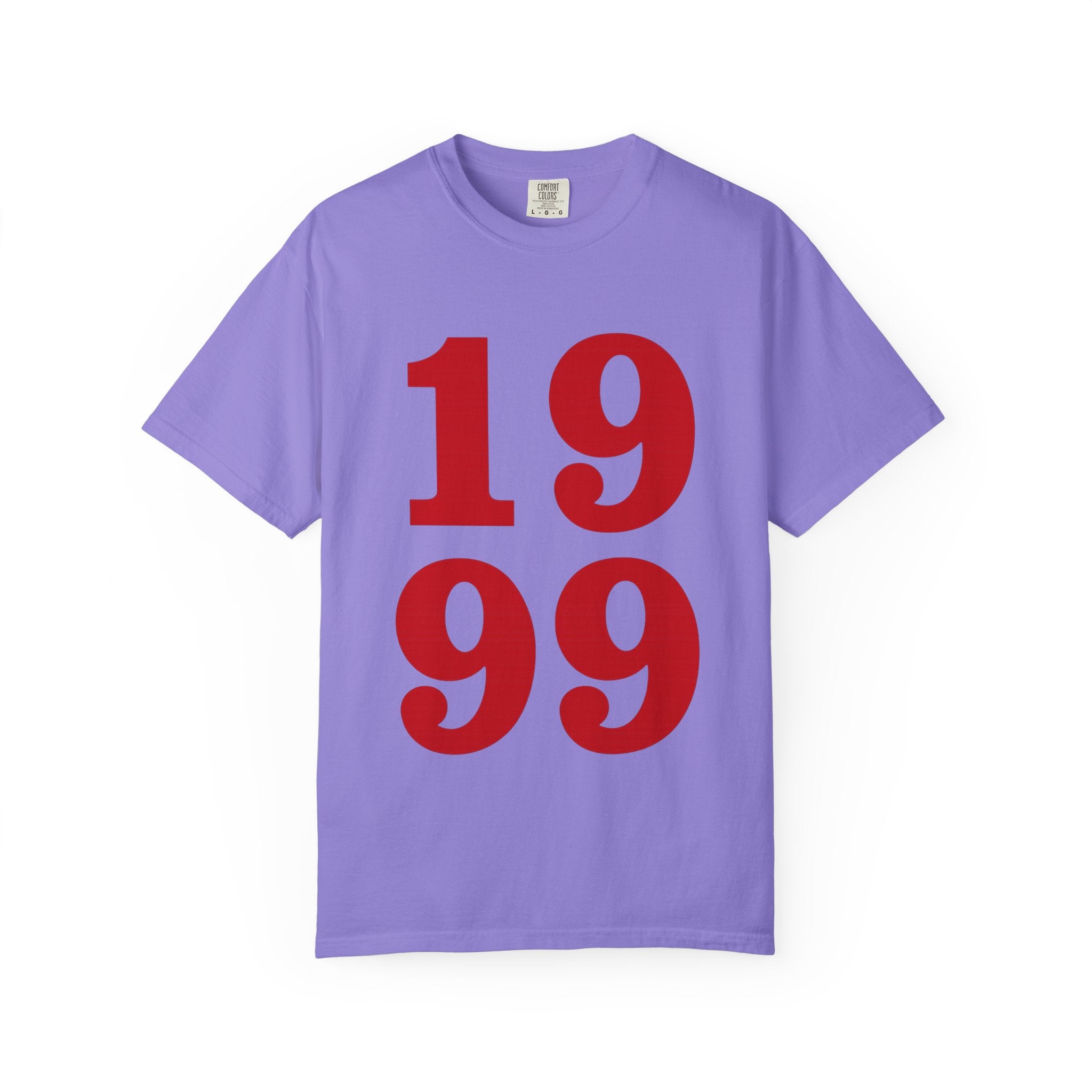 1999 Retro Number T-Shirt — Vintage Birth Year Tee