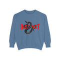 Instinct Snake Sweatshirt — Graphic Crewneck with Bold Red Text