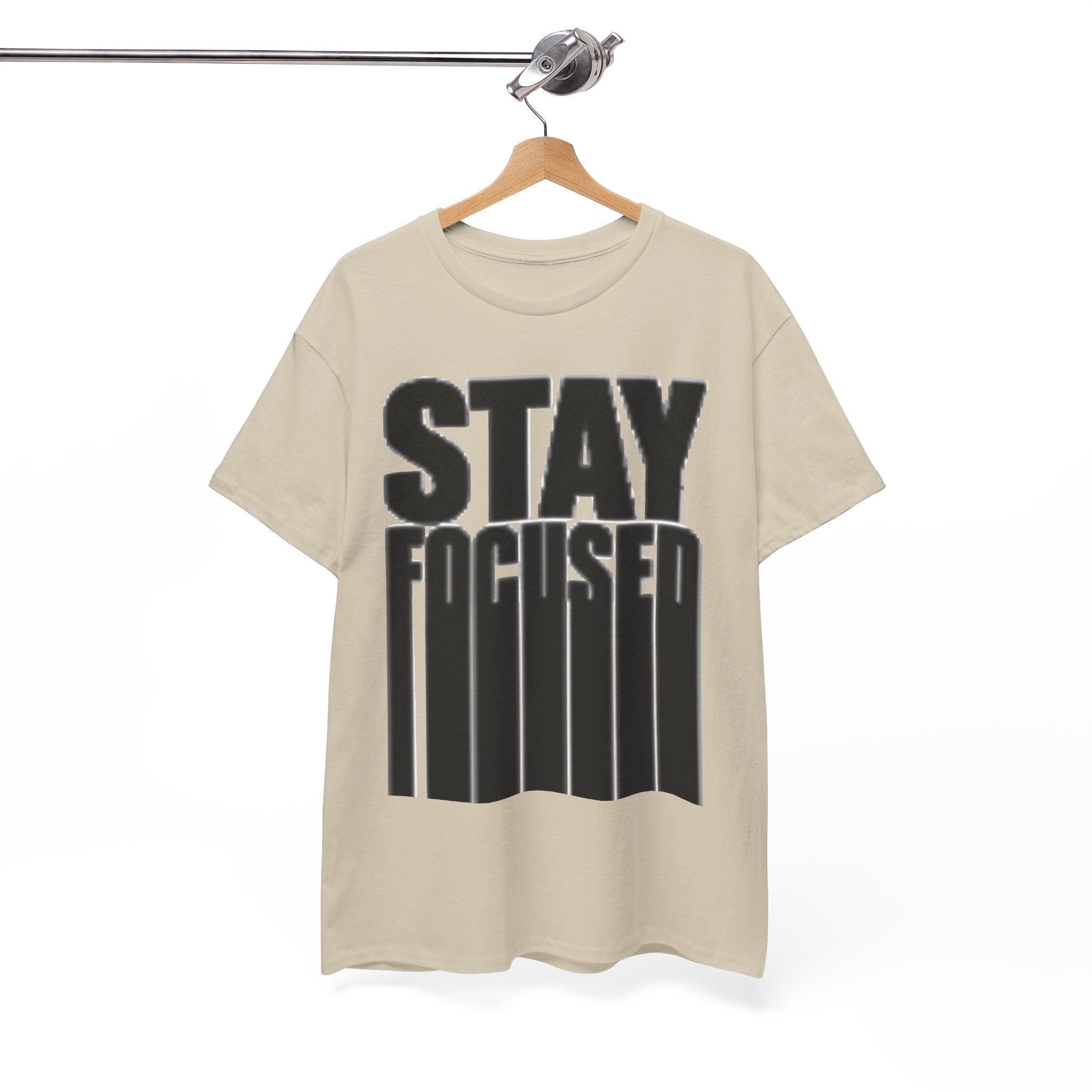 Stay Focused Tee — Motivational Graphic T‑Shirt