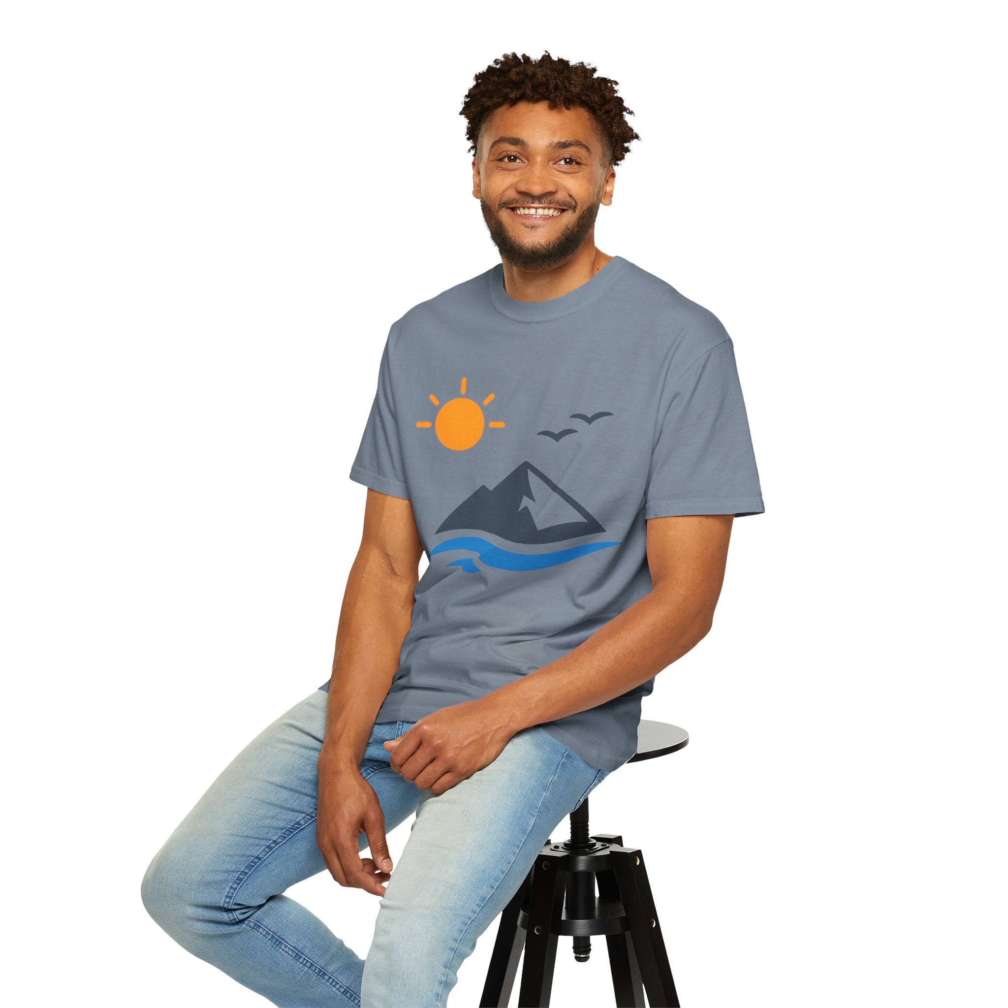 Mountain Sunrise T-Shirt — Scenic Outdoor Graphic Tee