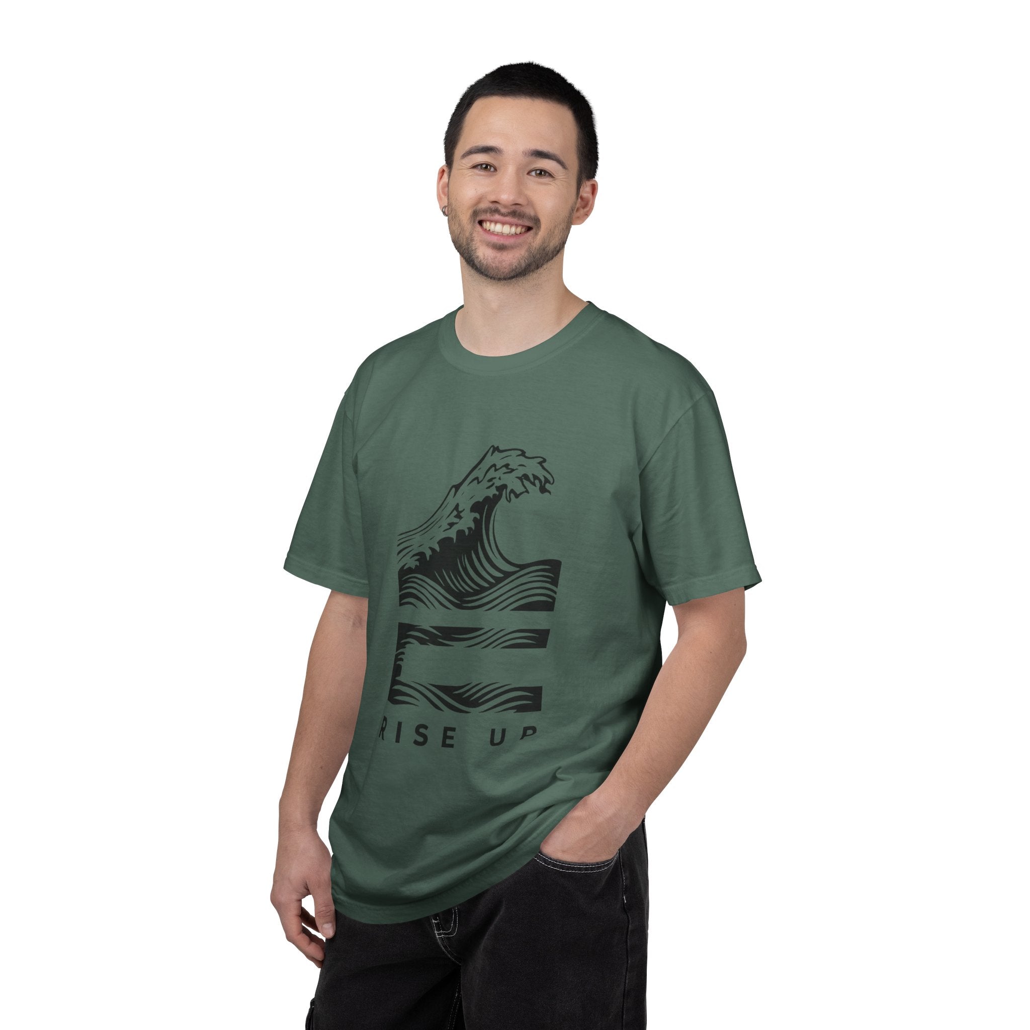 Rise Up Wave T-Shirt — Graphic Ocean Wave Tee