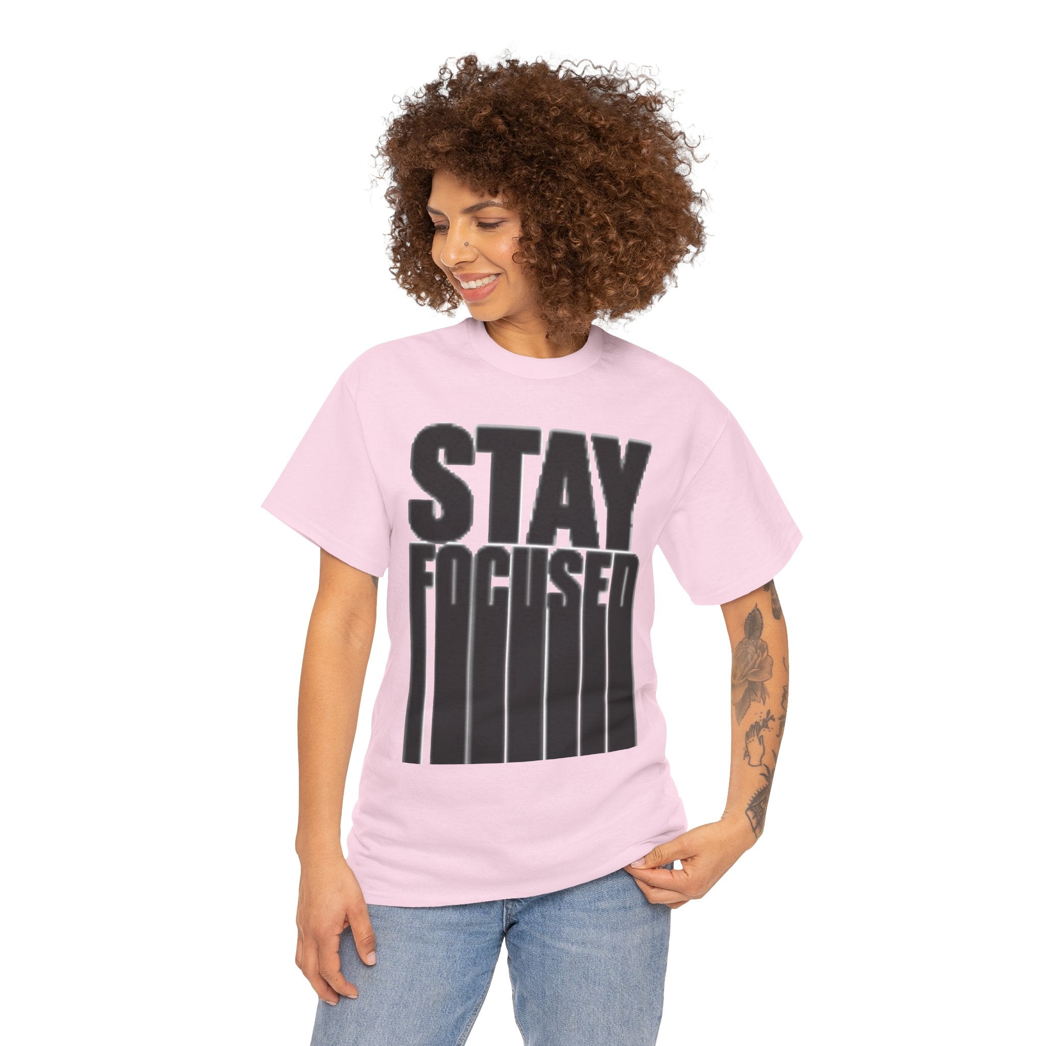 Stay Focused Tee — Motivational Graphic T‑Shirt