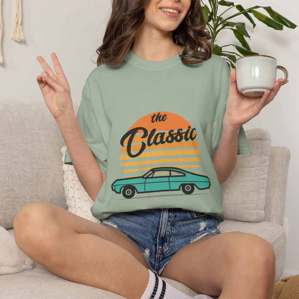 Classic Car Tee — 'The Classic' Vintage Sunset Retro T-Shirt