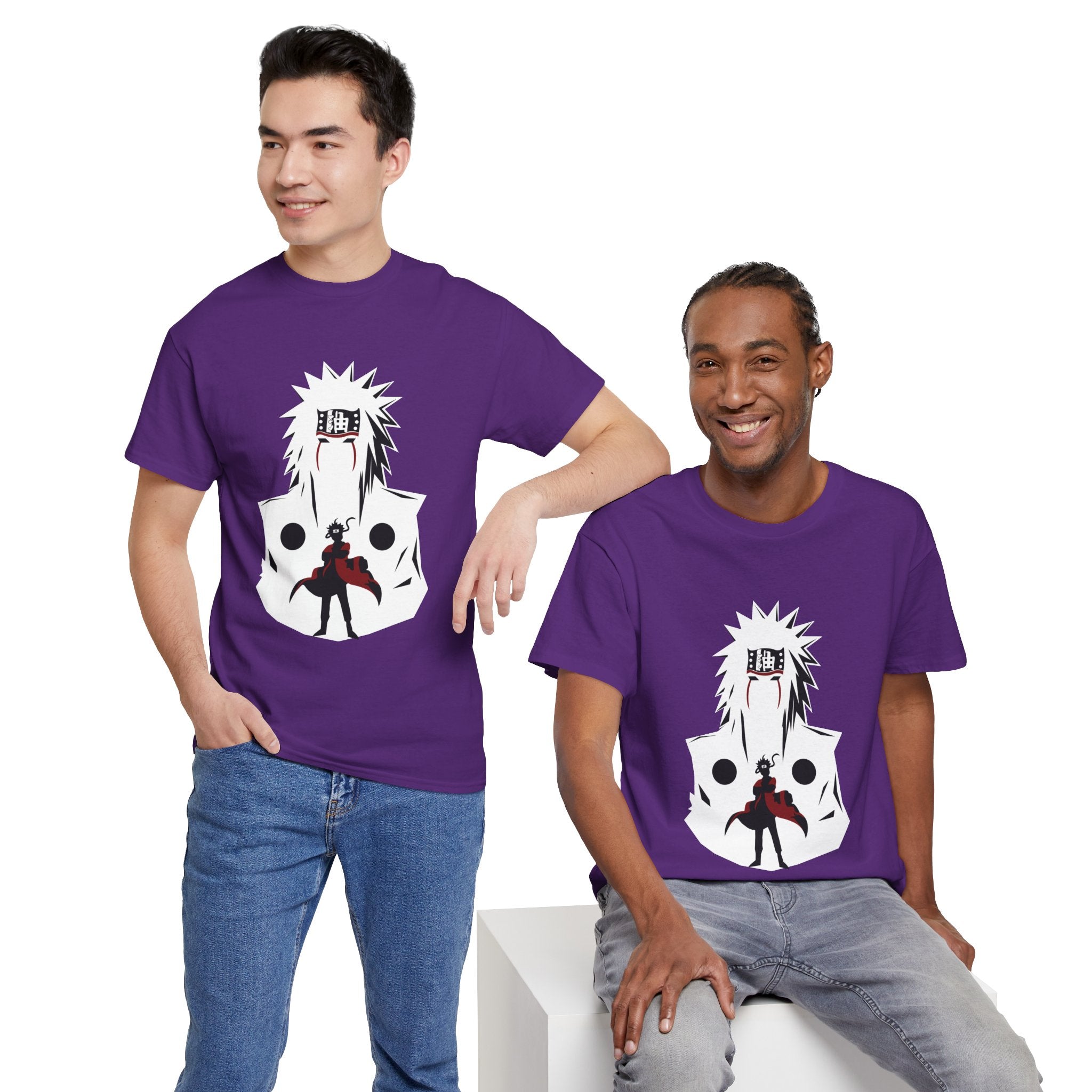 Anime Shadow Warrior T-Shirt — Silhouette Battle Graphic Tee