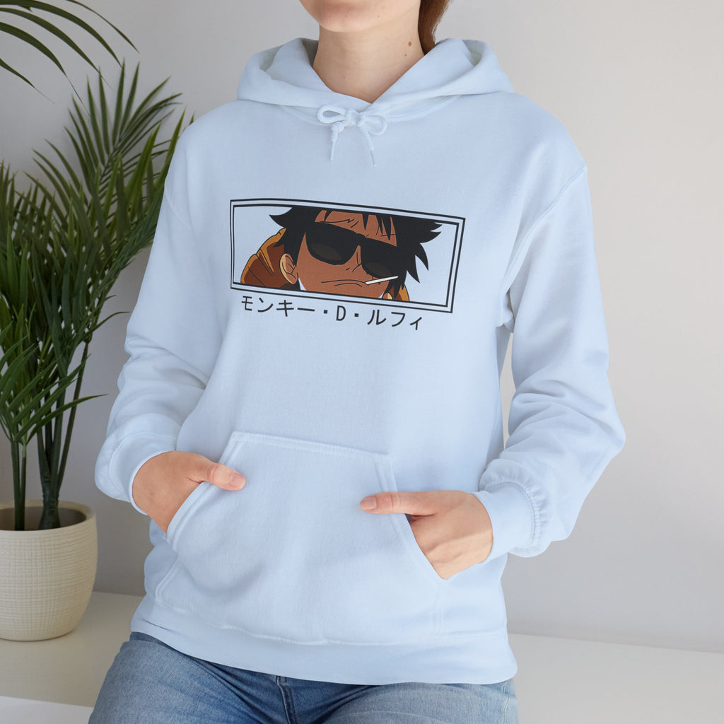 Anime Sunglasses Hoodie — モンキー・D・ルフィ Trackable Goggles Design