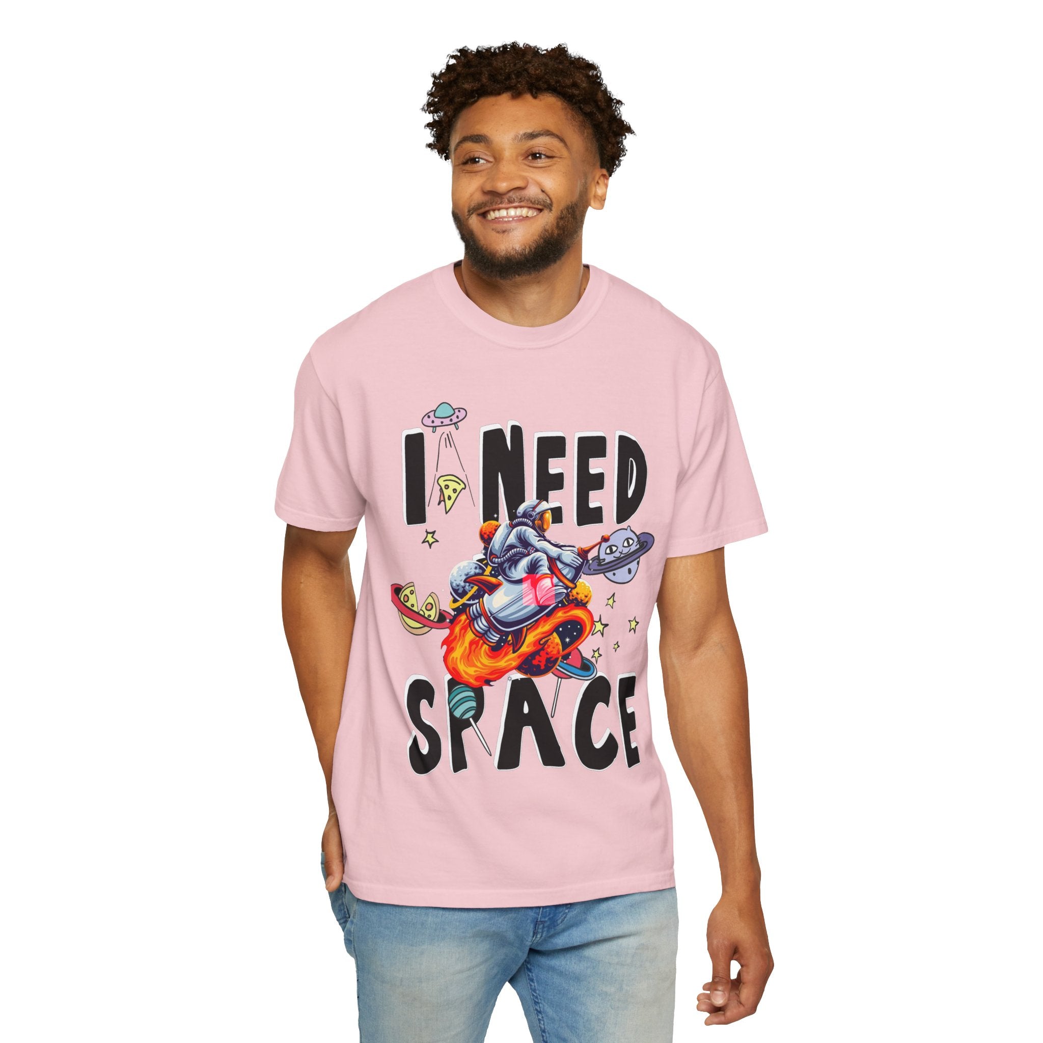 I Need Space T-Shirt — Funny Space Cartoon Astronaut Tee