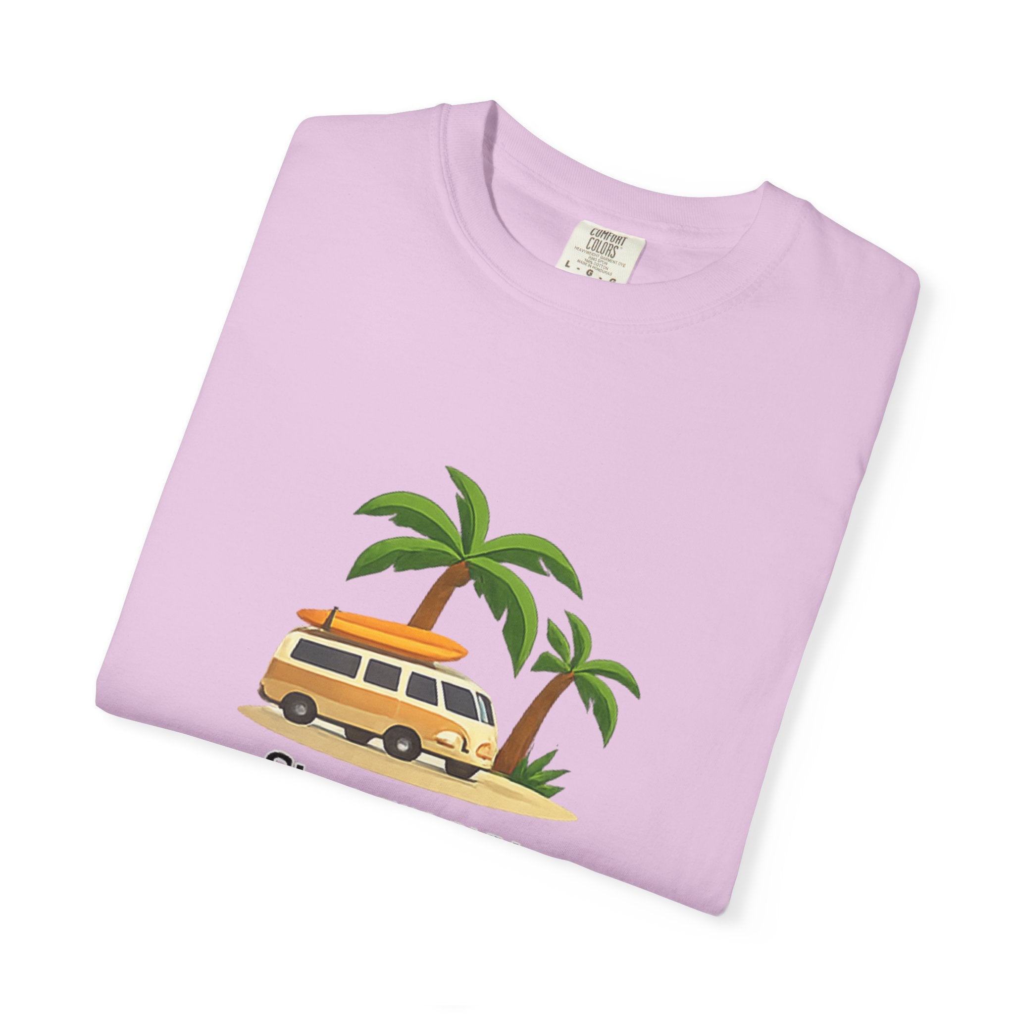 Vintage Surf Van T-Shirt – "Stay Groovy" Retro Beach Tee