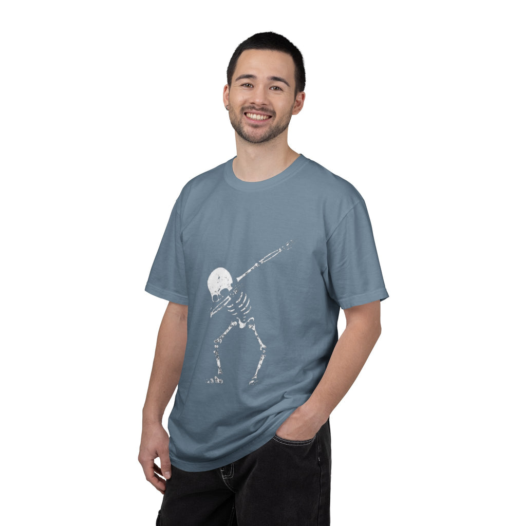 Dabbing Skeleton T‑Shirt — Funny Halloween Graphic Tee