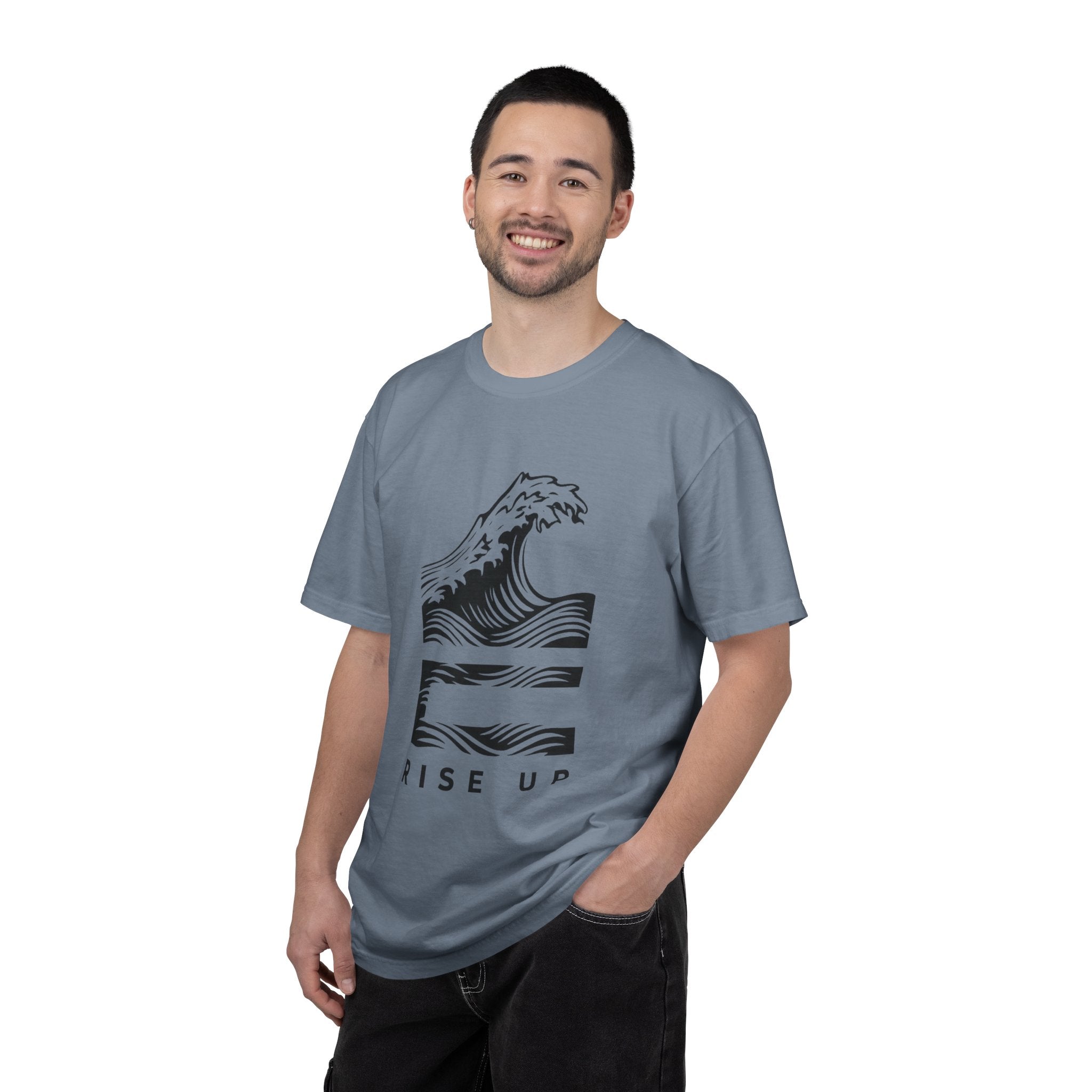 Rise Up Wave T-Shirt — Graphic Ocean Wave Tee